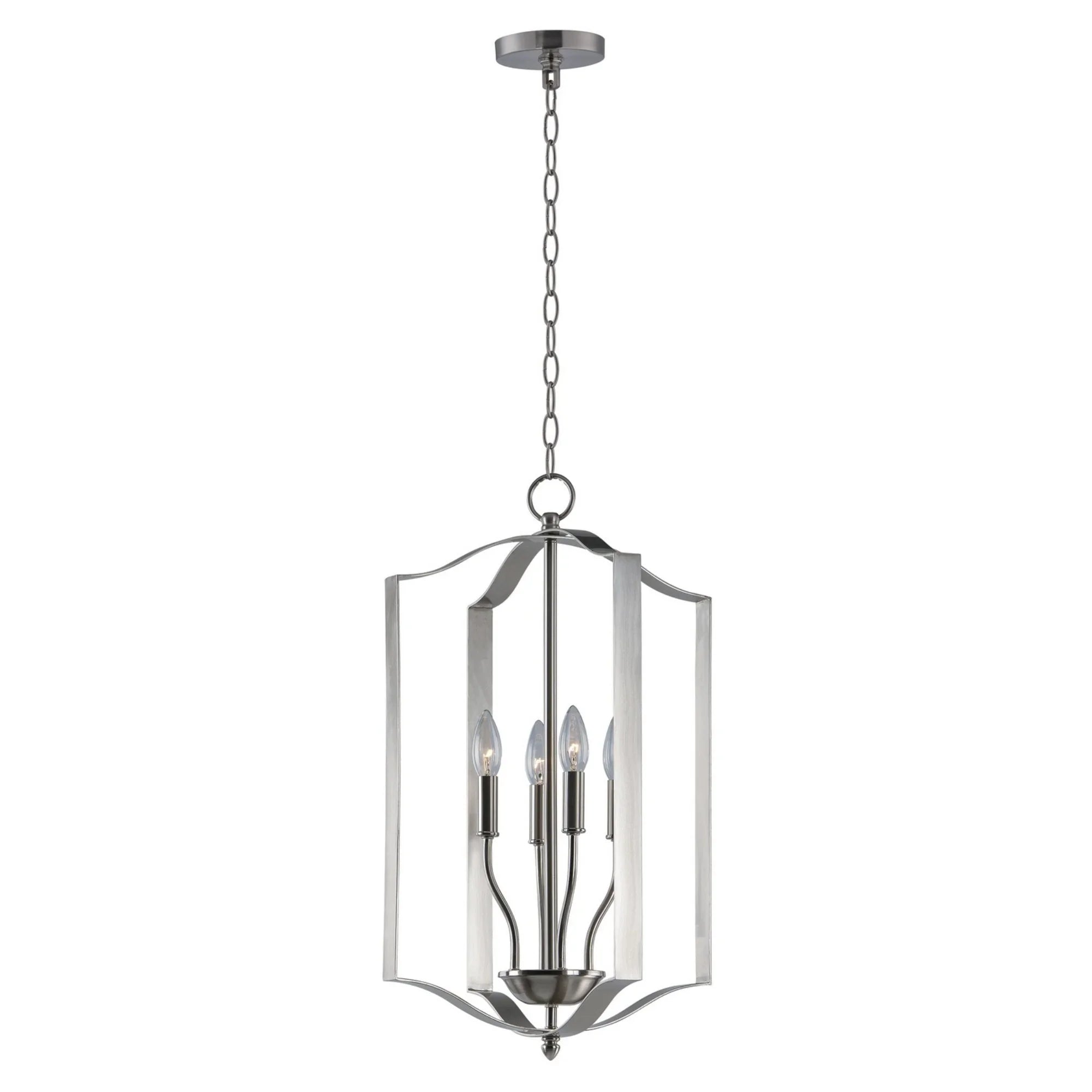 Provident 24" 4-Light Pendant, Satin Nickel Finish - Bees Lighting