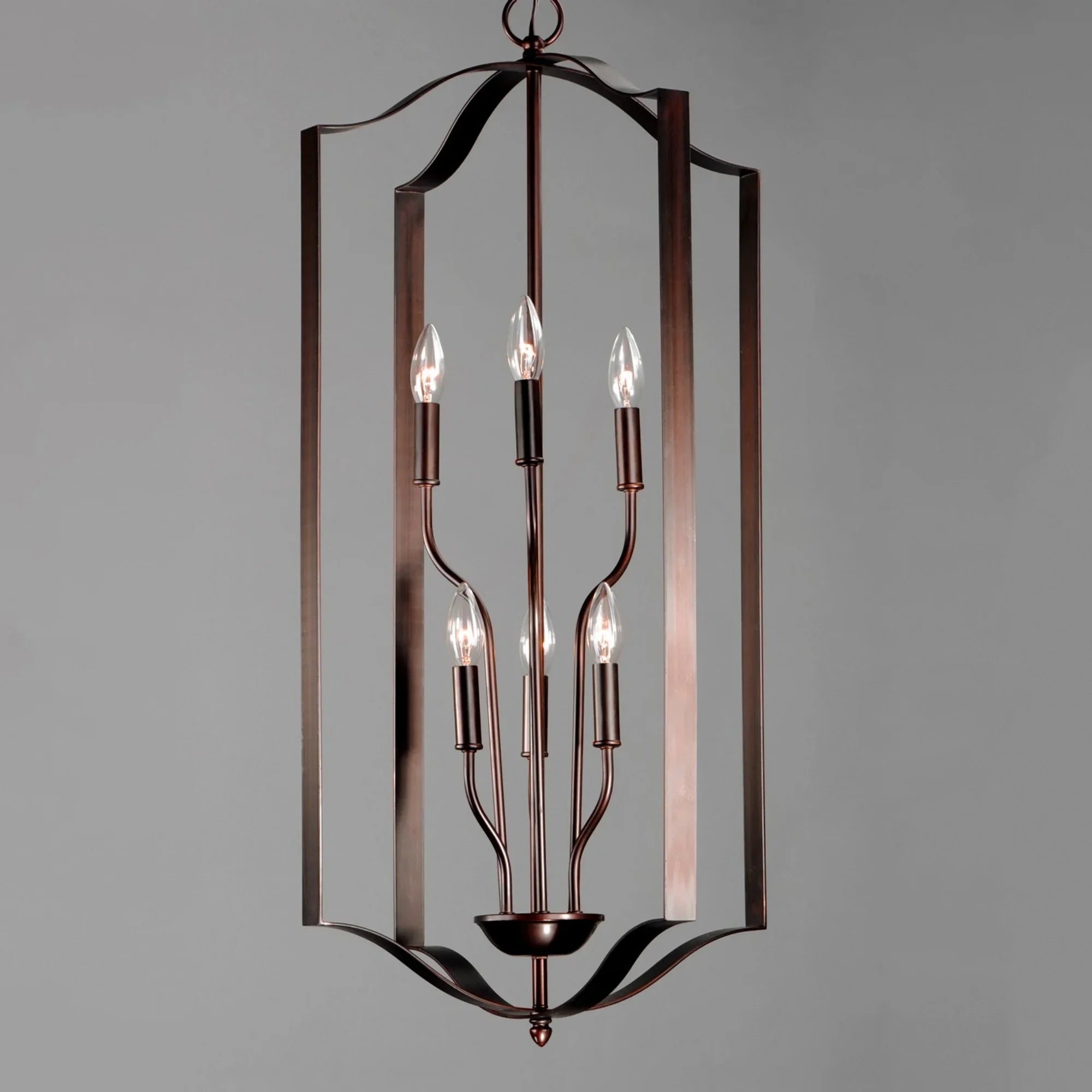 Provident 36" 6-Light Chandelier, Oil Rubbed Bronze Finish - Bees Lighting