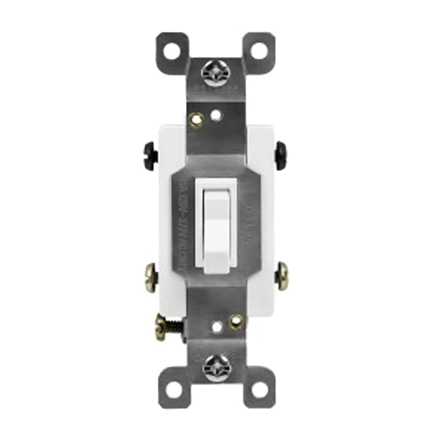 15 Amp Toggle Light Switch, 4-Way, White - Bees Lighting