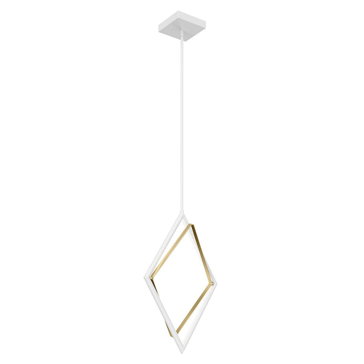 Darski 17 in. LED Pendant Light White finish - Bees Lighting