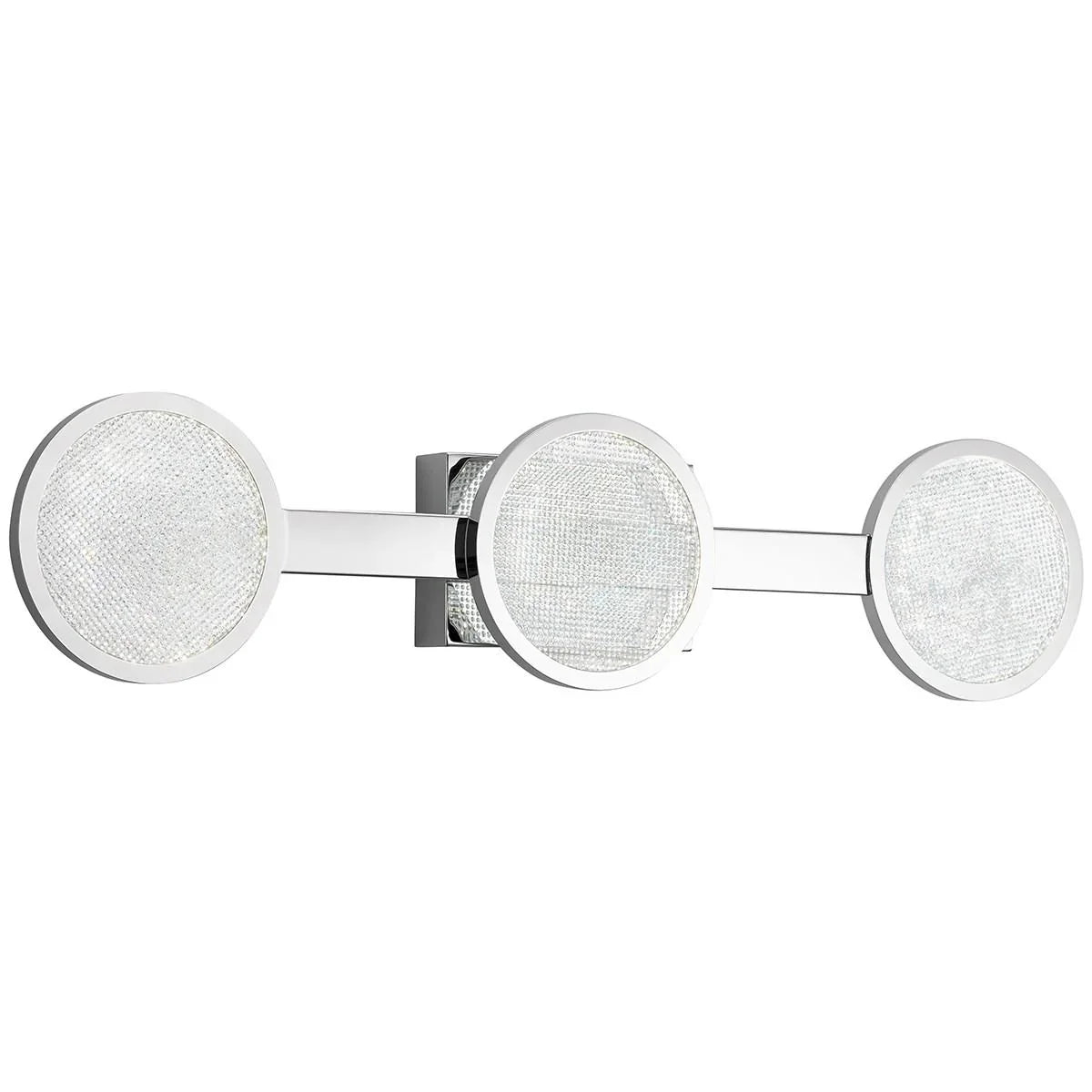 Delaine 30 in. 3 Lights LED Vanity Light Chrome Finish - Bees Lighting