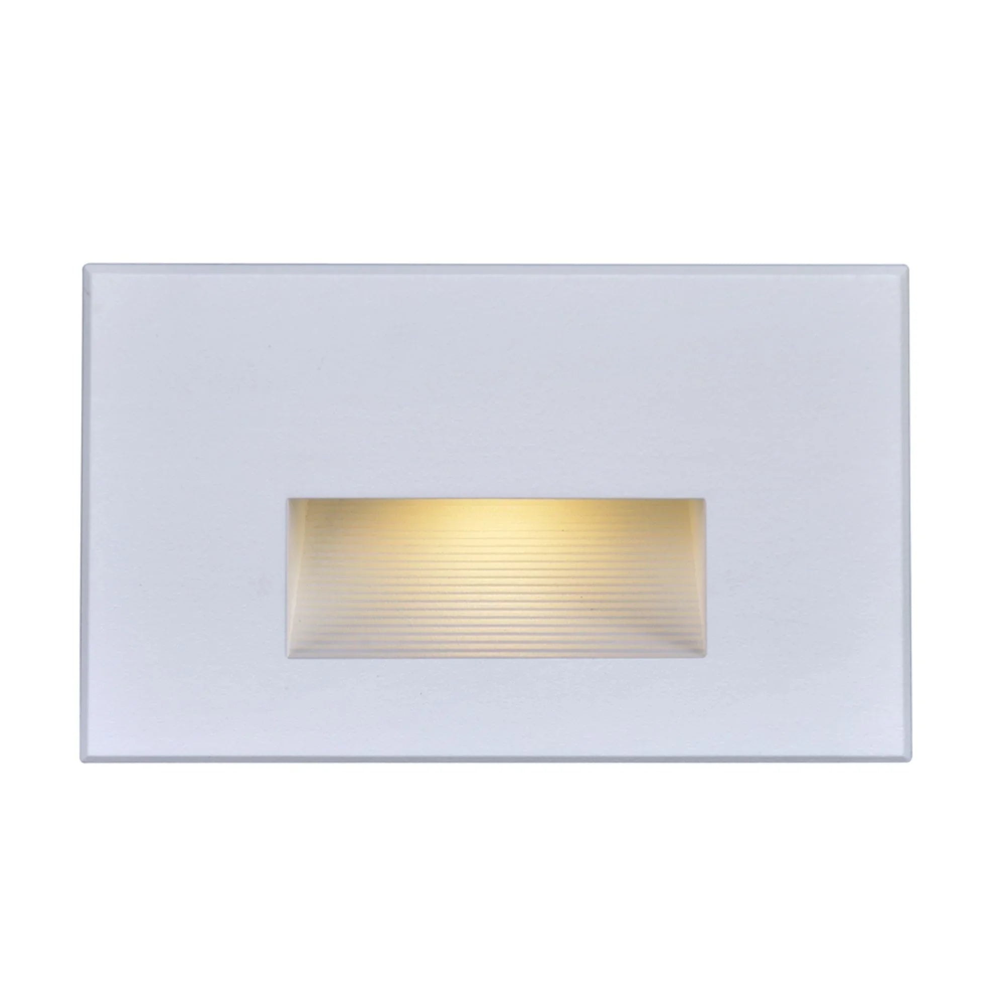 5" LED Horizontal Step Light, 5W 3000K, White Finish - Bees Lighting