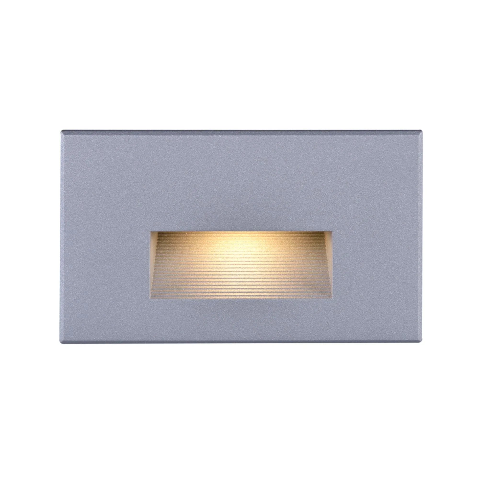 5" LED Horizontal Step Light, 5W 3000K, Gray Finish - Bees Lighting