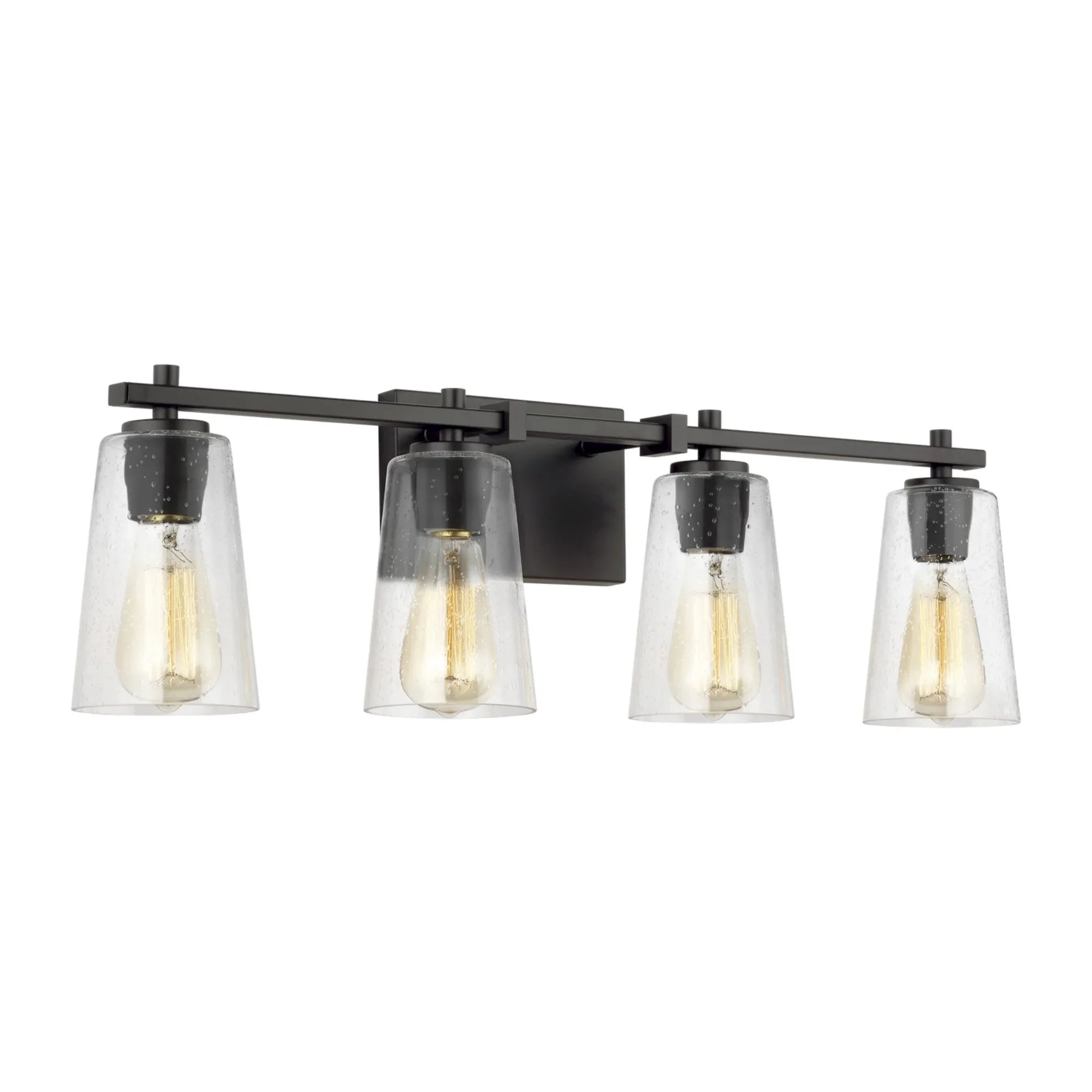Mercer 29" 4-Light Bathroom Vanity, Oil Rubbed Bronze Finish - Bees Lighting