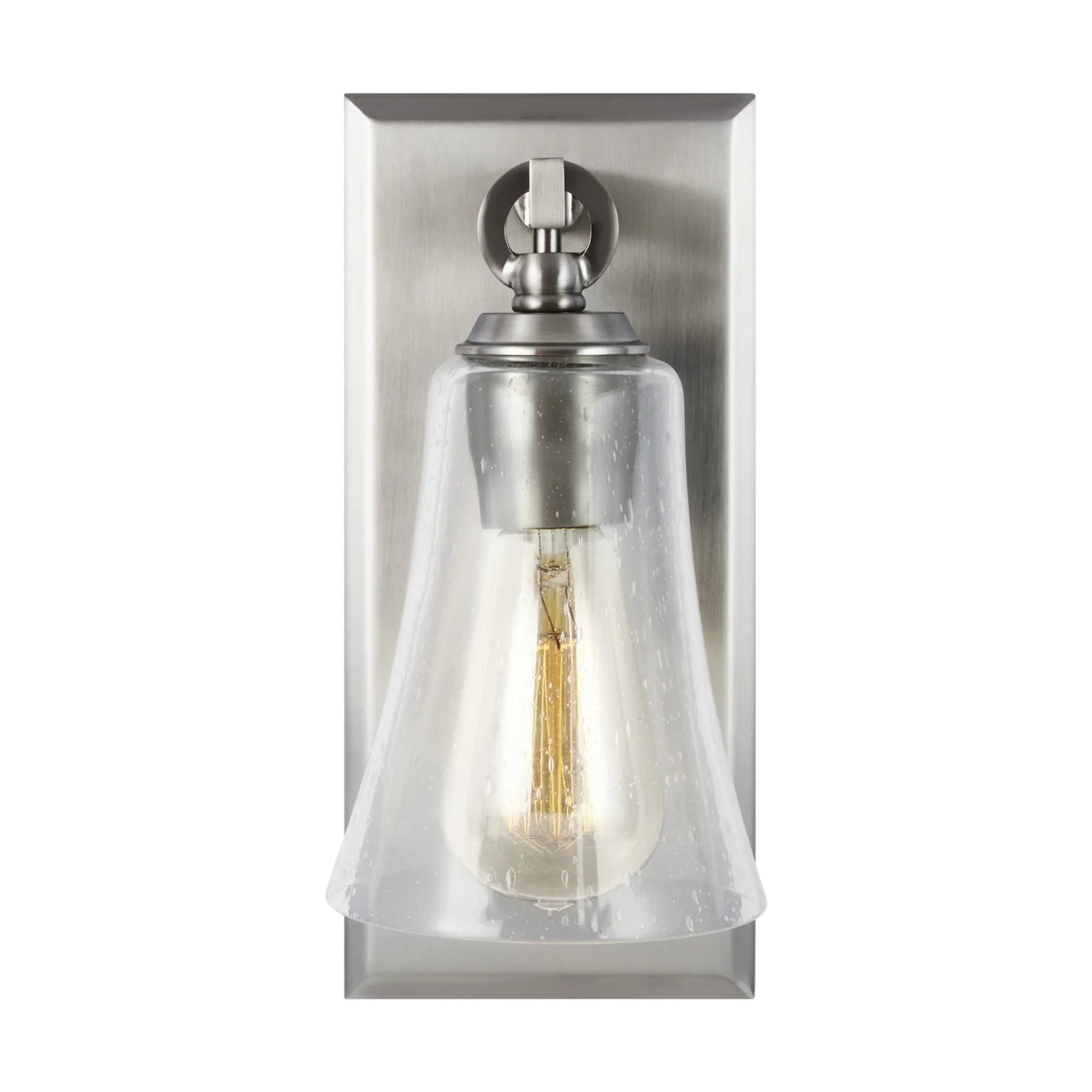 Monterro 11" Bath Sconce, Satin Nickel Finish - Bees Lighting