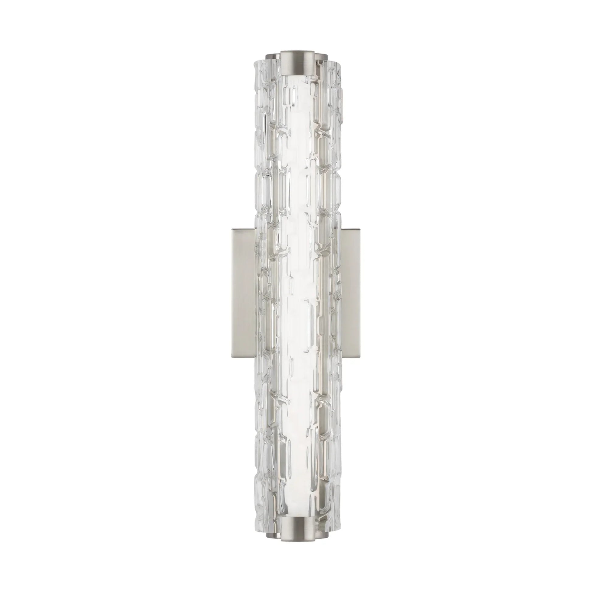 Cutler 18" LED Linear Vanity Light, Satin Nickel Finish - Bees Lighting
