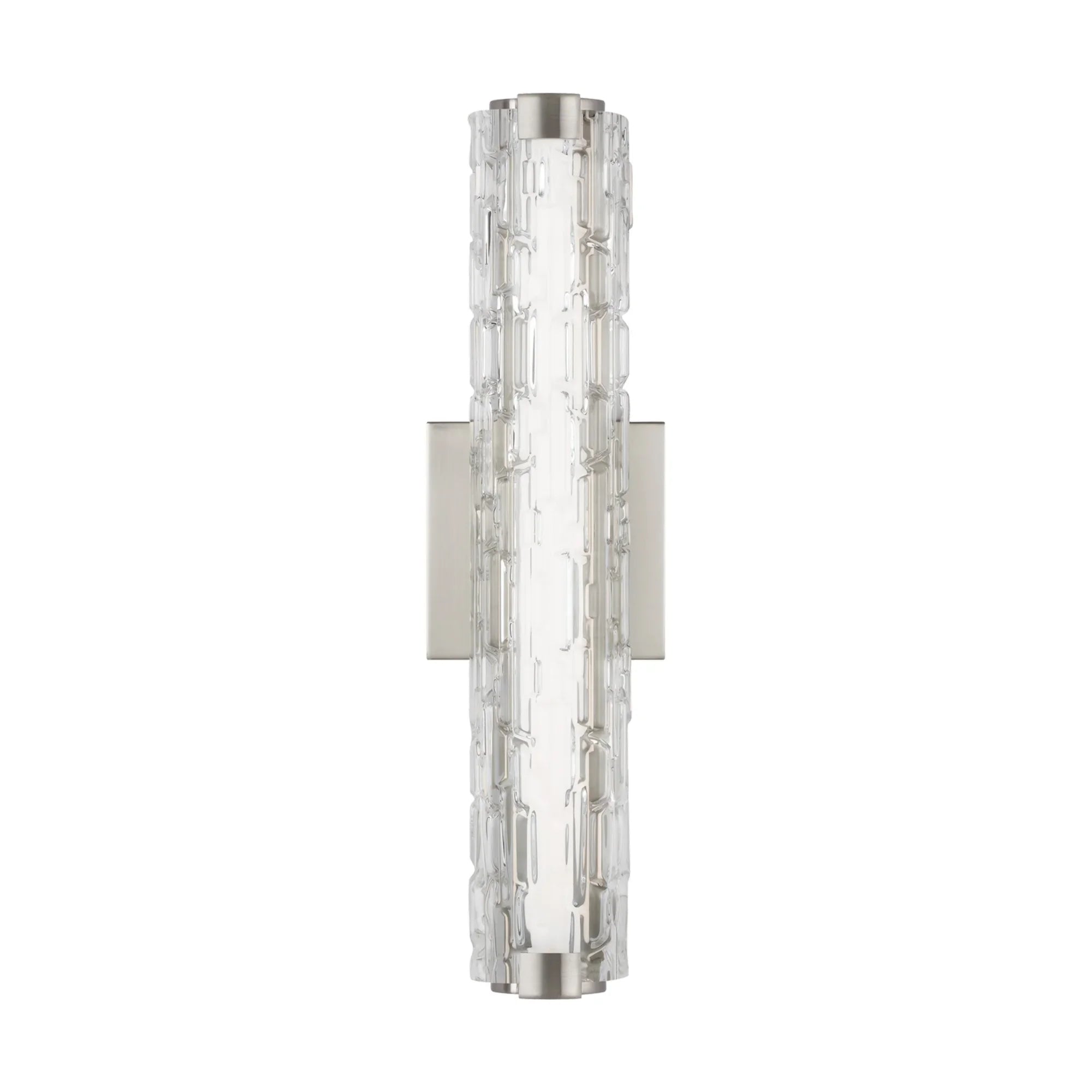 Cutler 18" LED Linear Vanity Light, Satin Nickel Finish - Bees Lighting