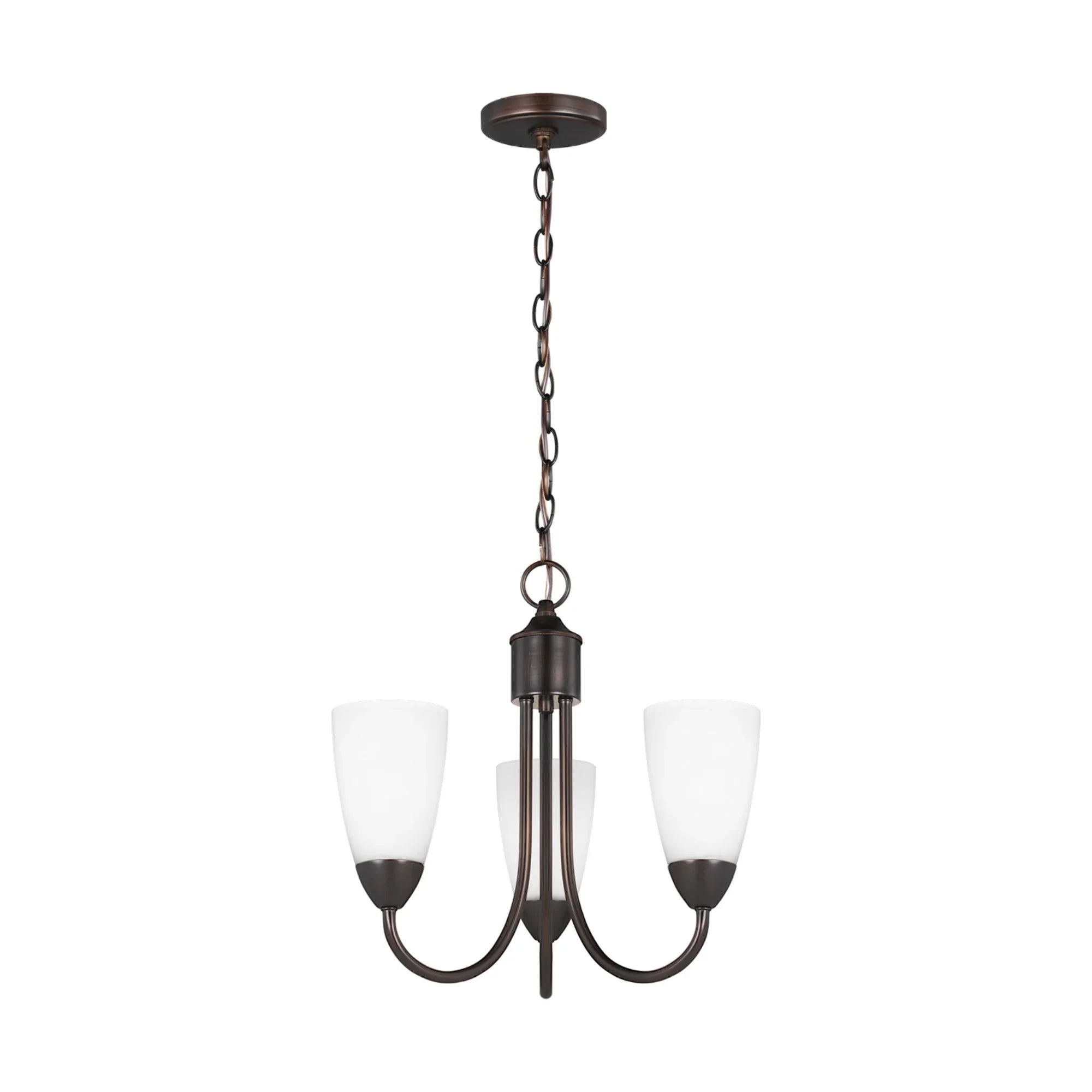 Seville 17" 3-Light Chandelier, Bronze Finish - Bees Lighting