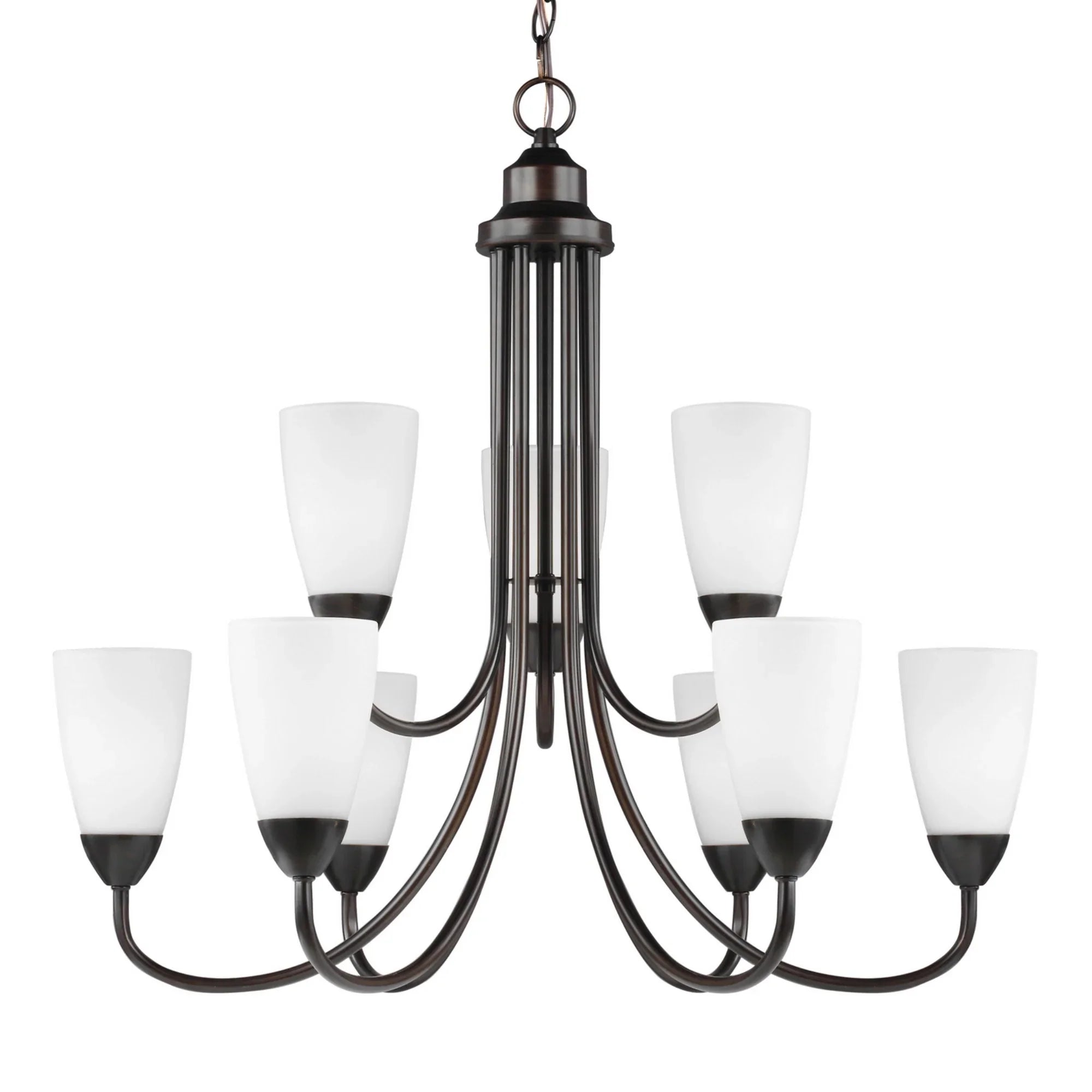 Seville 29" 9-Light Chandelier, Bronze Finish - Bees Lighting
