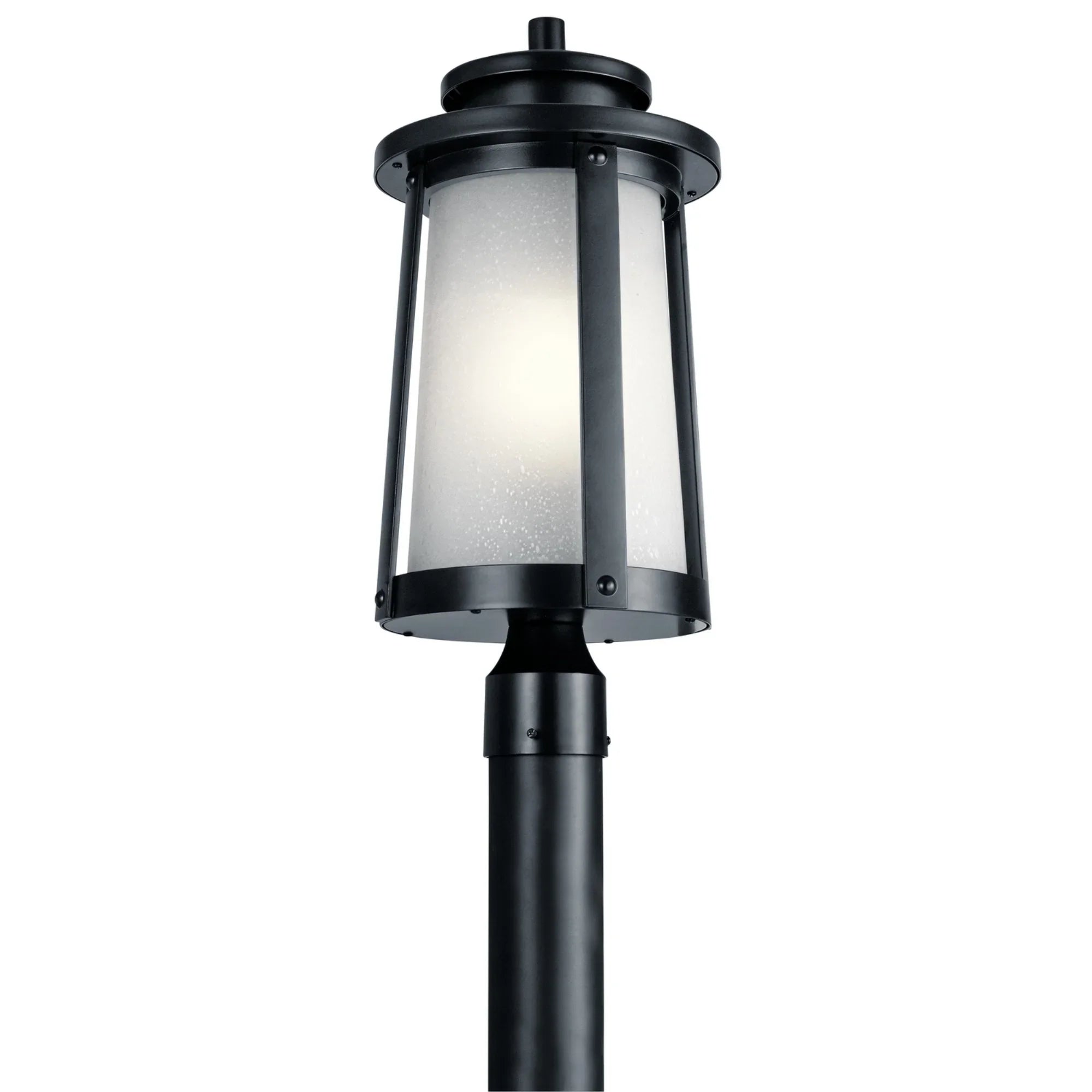Harbor Bay 21" Outdoor Post Light, Black Finish - Bees Lighting