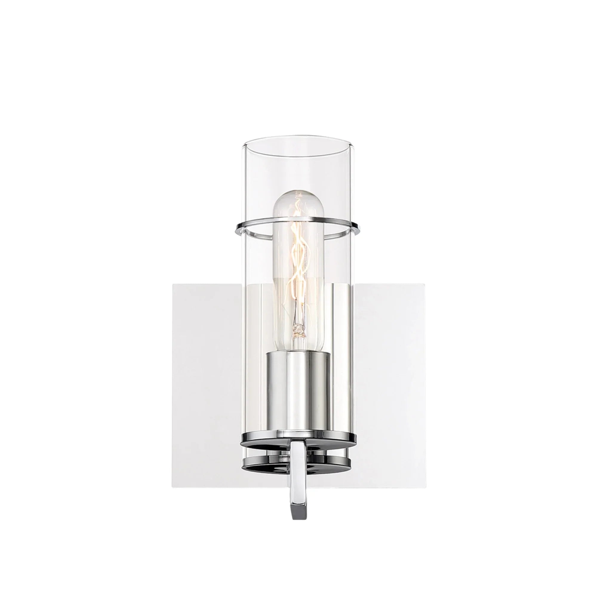 Pista 9" Wall Sconce, Chrome Finish - Bees Lighting