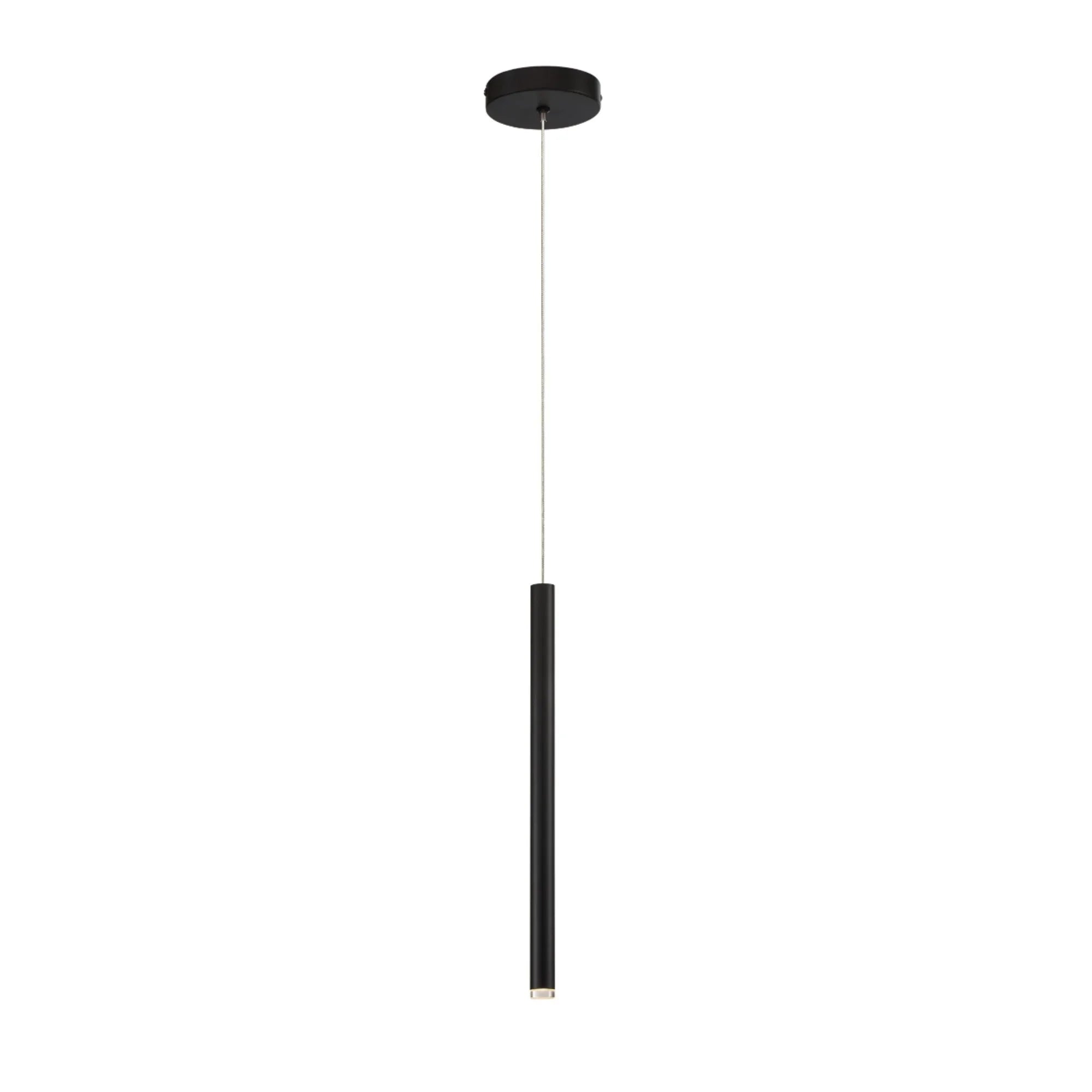 Navada 16" LED Pendant, Black Finish - Bees Lighting