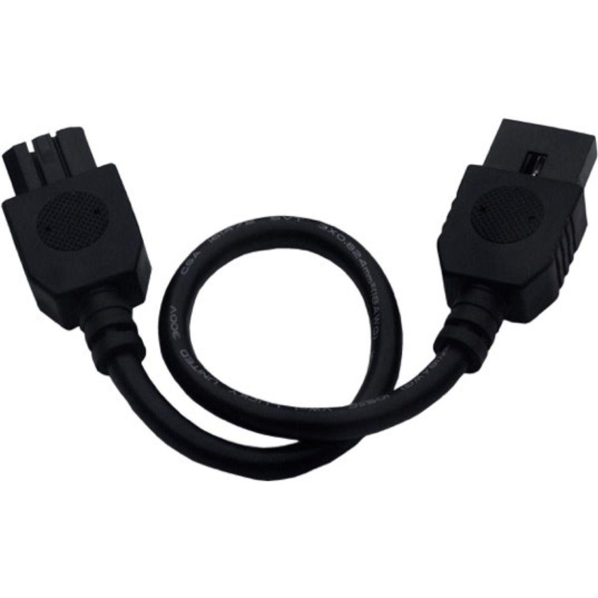 CounterMax 9in. Connecting Cord, Black - Bees Lighting