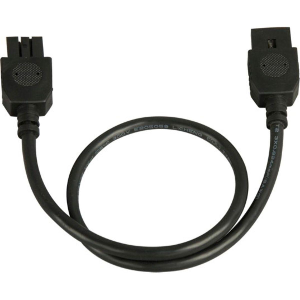 CounterMax 24in. Connecting Cord, Black - Bees Lighting