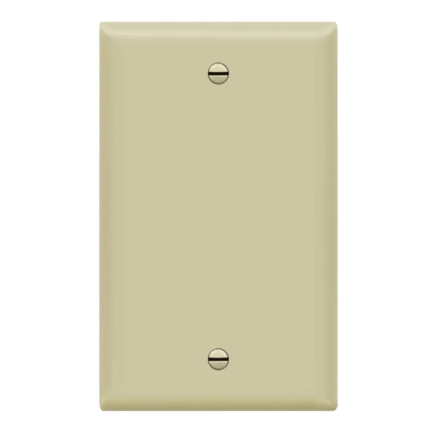 1-Gang Blank Wall Plate, Ivory - Bees Lighting