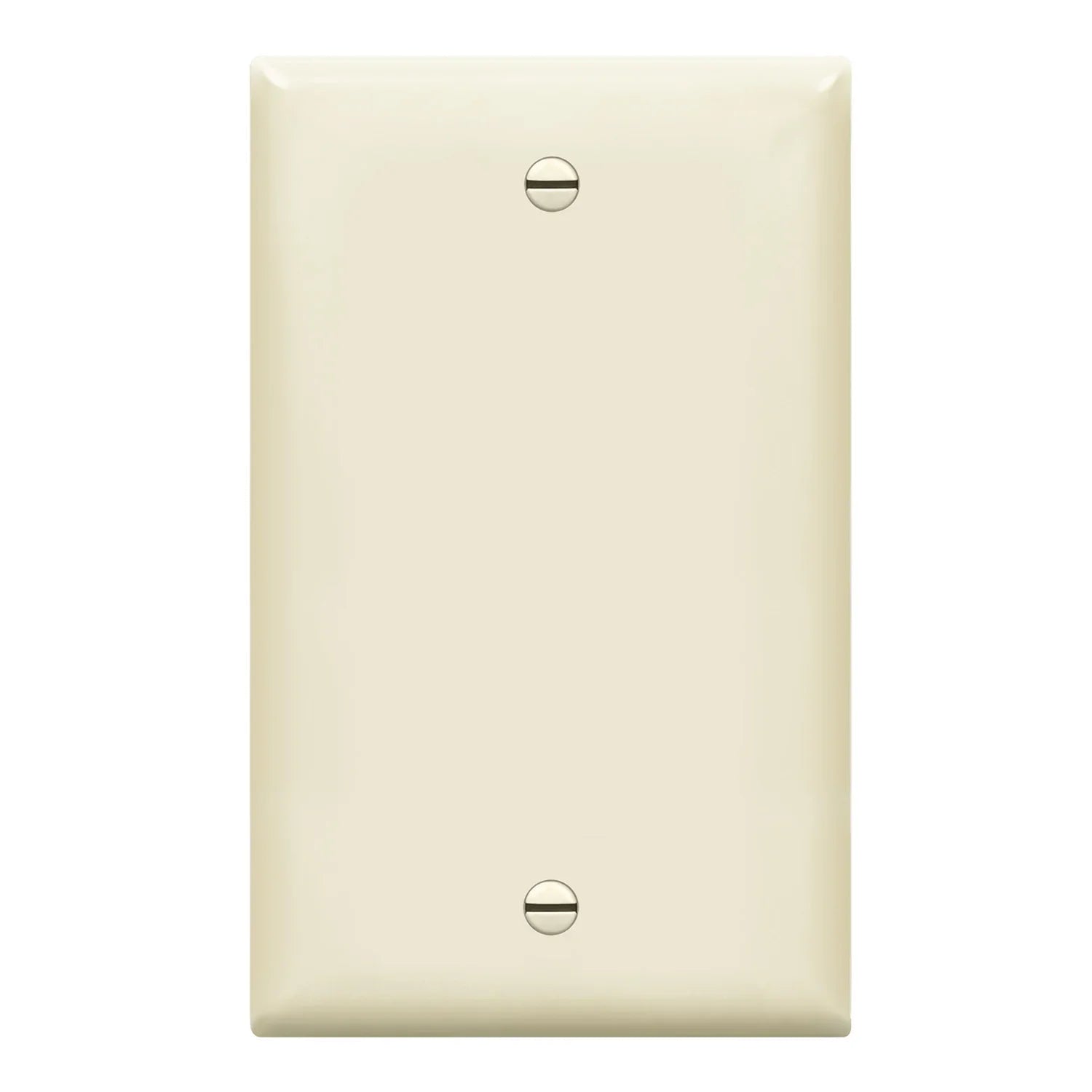 1-Gang Blank Wall Plate, Light Almond - Bees Lighting