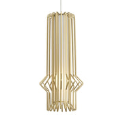 Syrma Freejack LED Pendant, Gold / Satin Nickel Finish - Bees Lighting