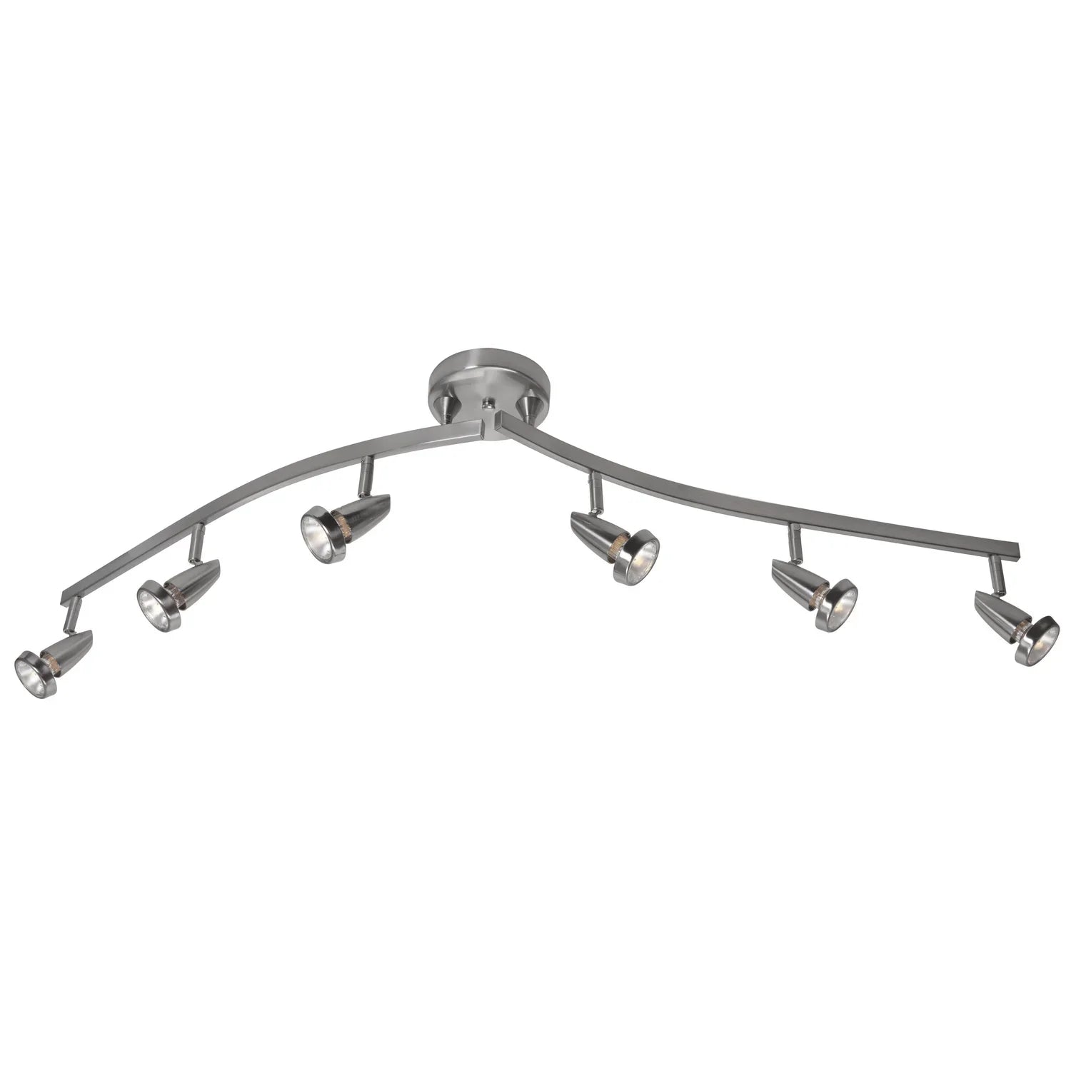 Mirage 49" Adjustable LED Track Rail, Brushed Steel Finish - Bees Lighting