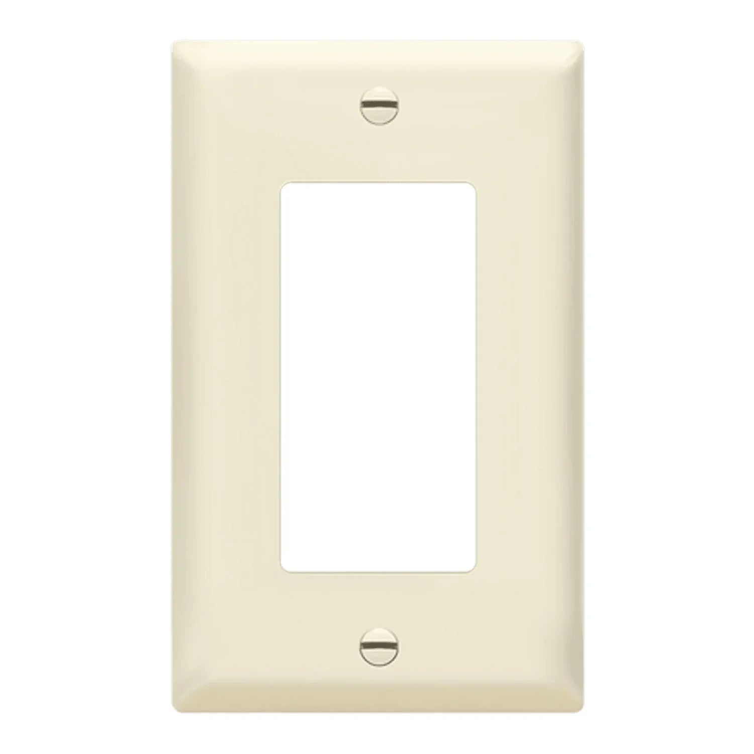 1-Gang Decorator Rocker Wall Plate, Light Almond - Bees Lighting