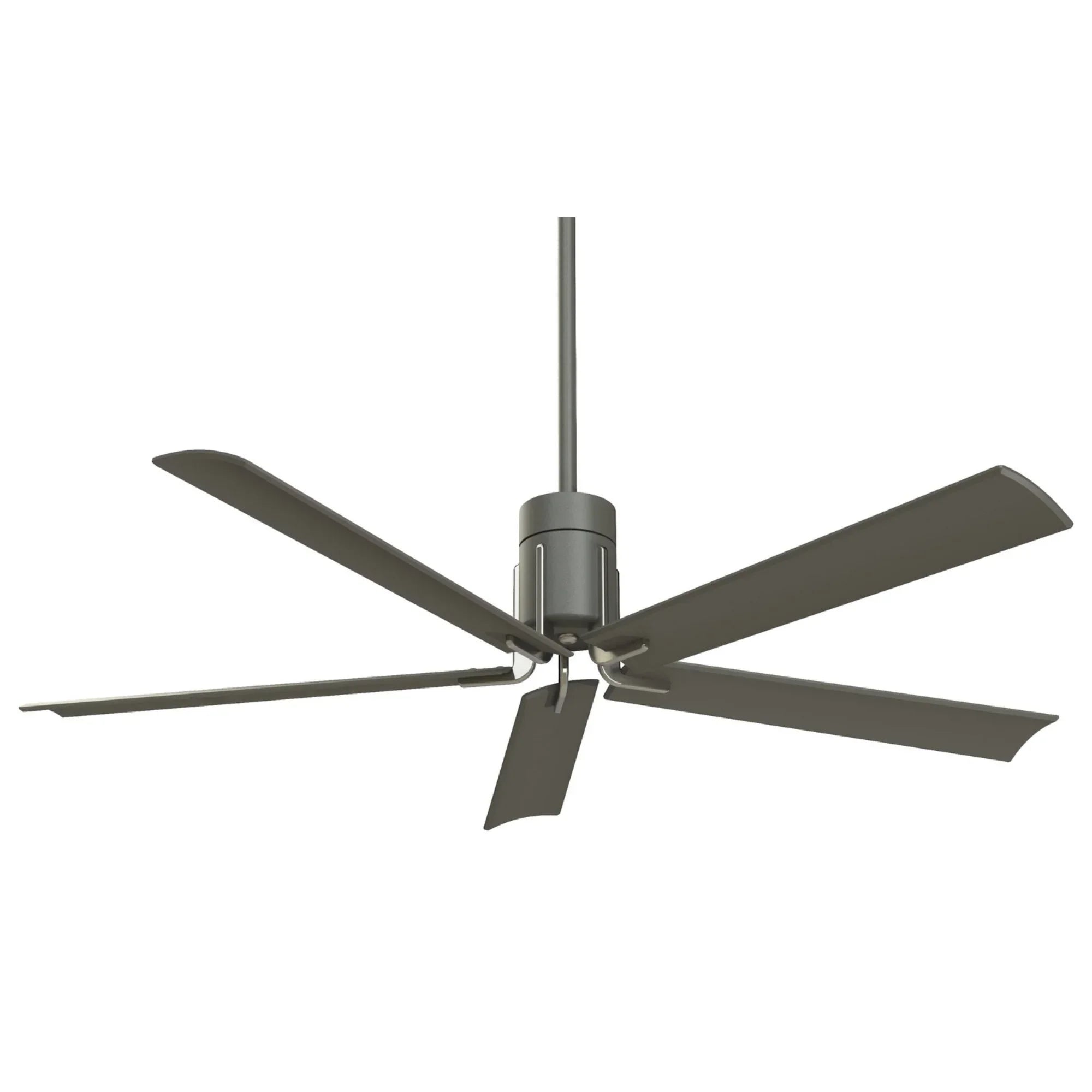 Clean LED 60" 5-Blade Grey Iron LED Ceiling Fan with Remote - Bees Lighting