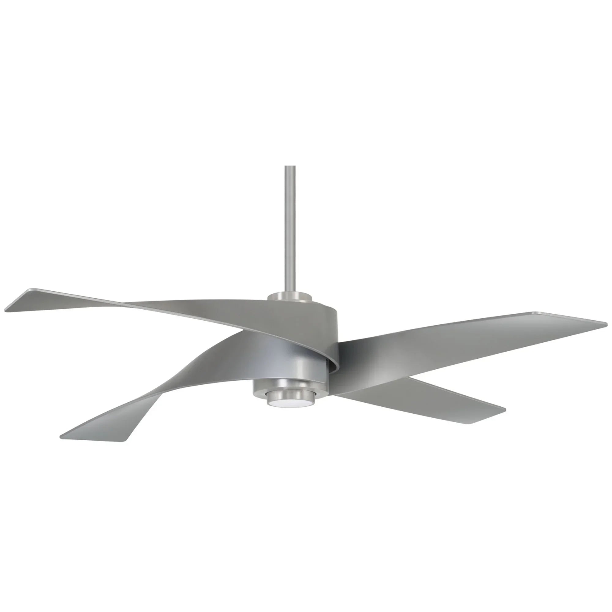 Artemis IV LED 64'' Nickel & Silver Ceiling Fan with Remote - Bees Lighting