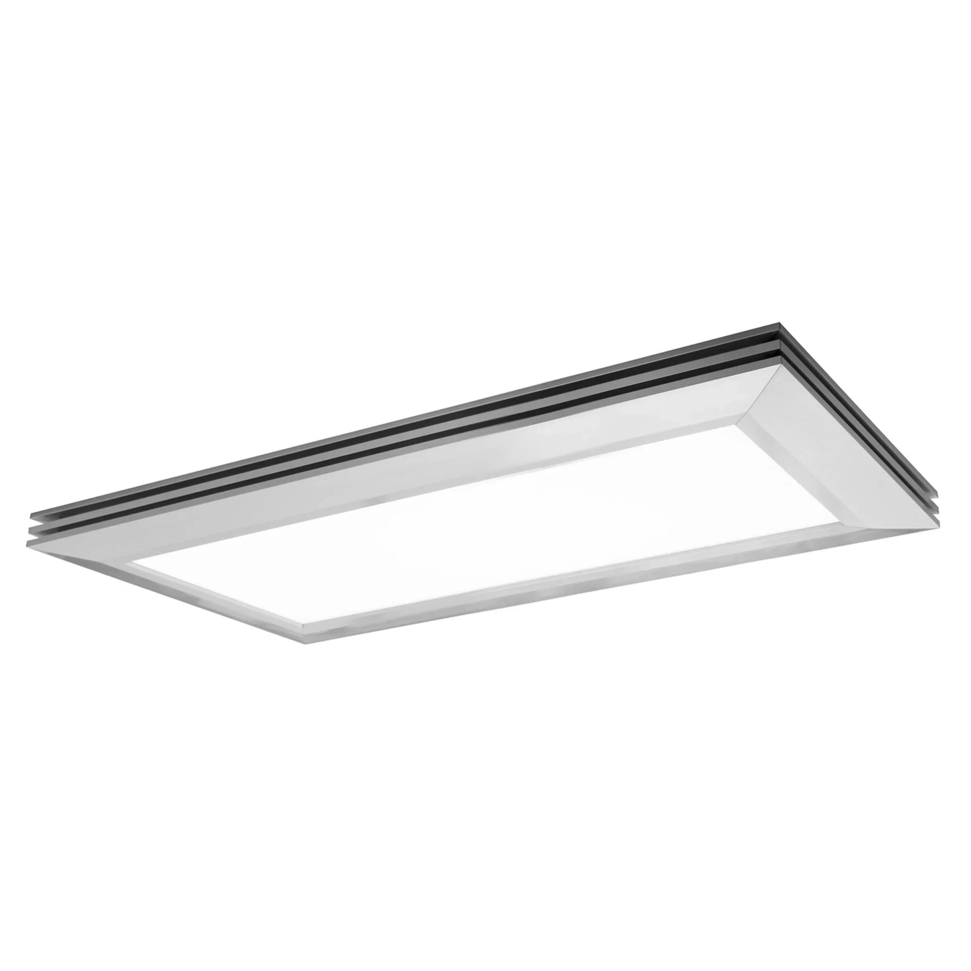 Sloane 27" LED Linear Flush Mount, Satin Nickel Finish - Bees Lighting