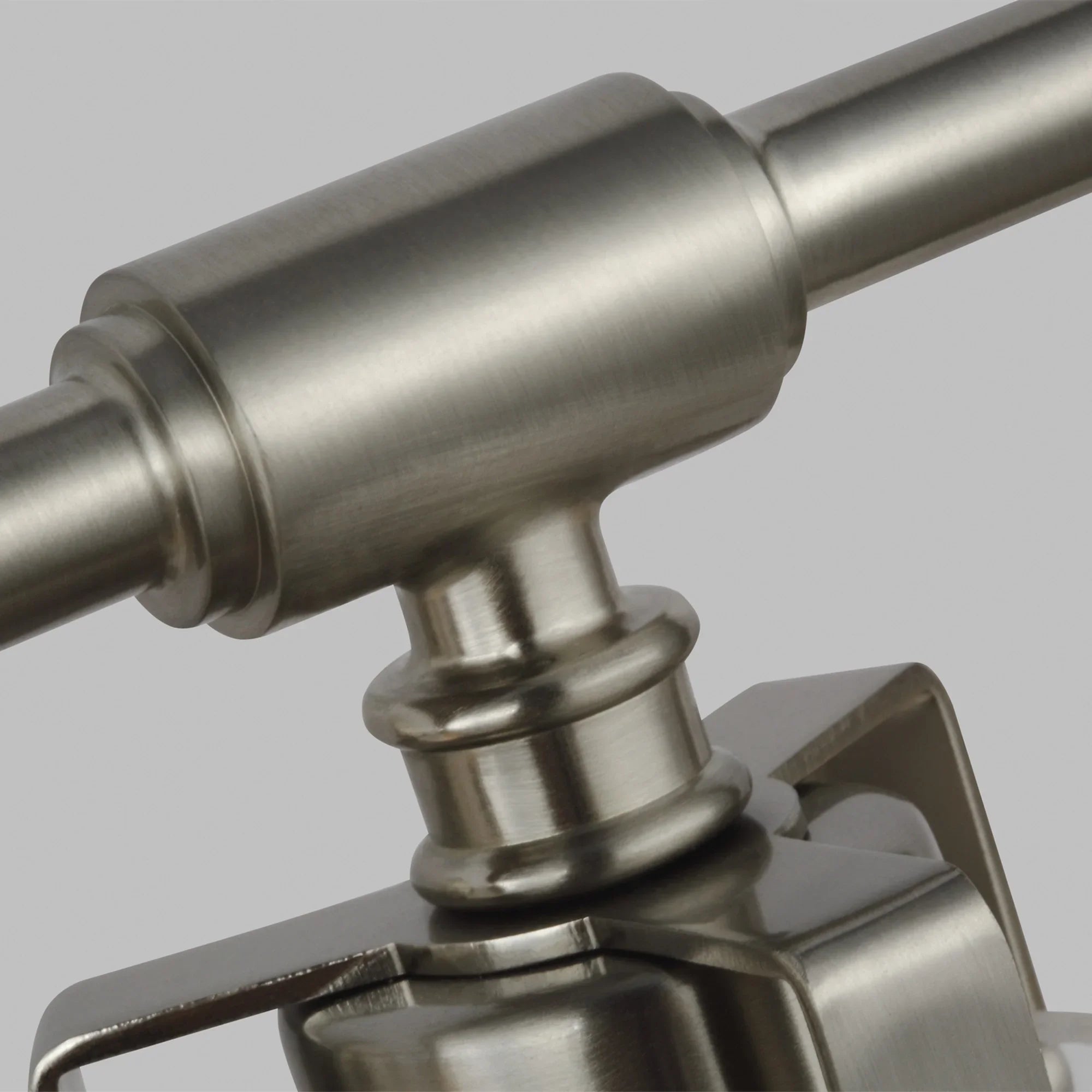 Clara 40" 5-Light Bathroom Vanity, Satin Nickel Finish - Bees Lighting