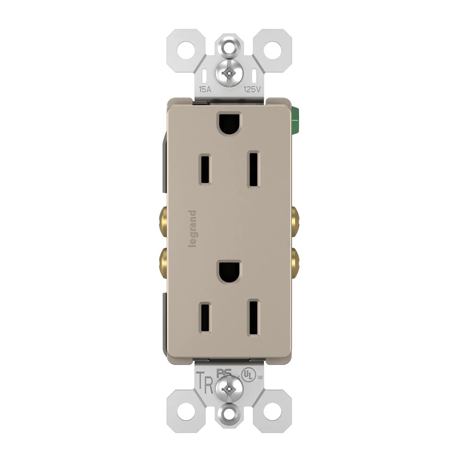 radiant 15A Tamper-Resistant Outlet - Bees Lighting