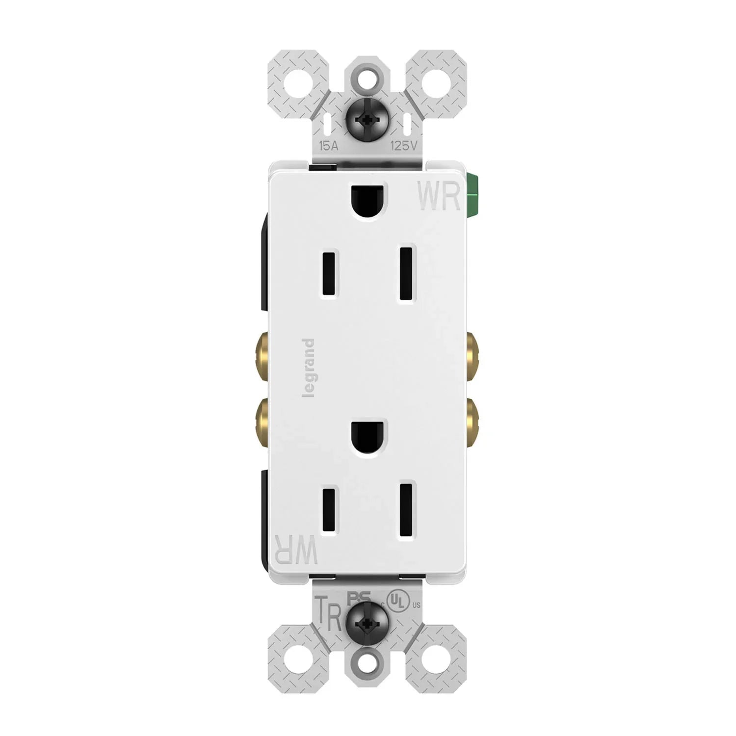 radiant 15A Outdoor Tamper-Resistant Outlet, White - Bees Lighting