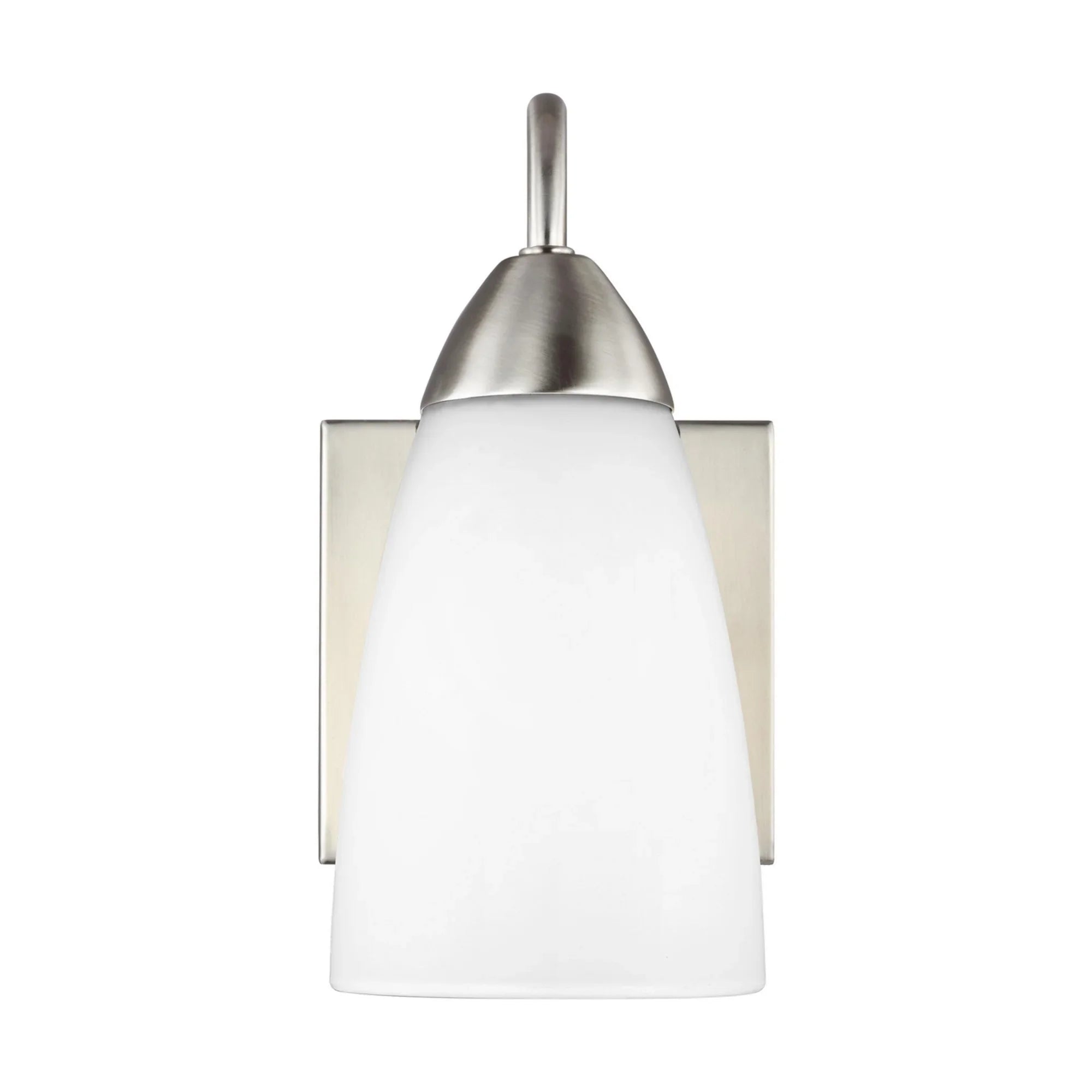 Seville 9" Bath Sconce, Brushed Nickel Finish - Bees Lighting