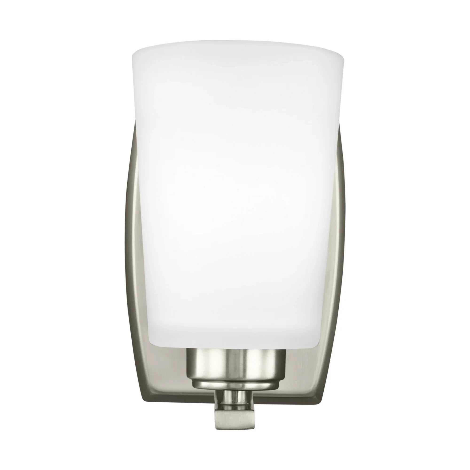 Franport 8" Bath Sconce, Brushed Nickel Finish - Bees Lighting