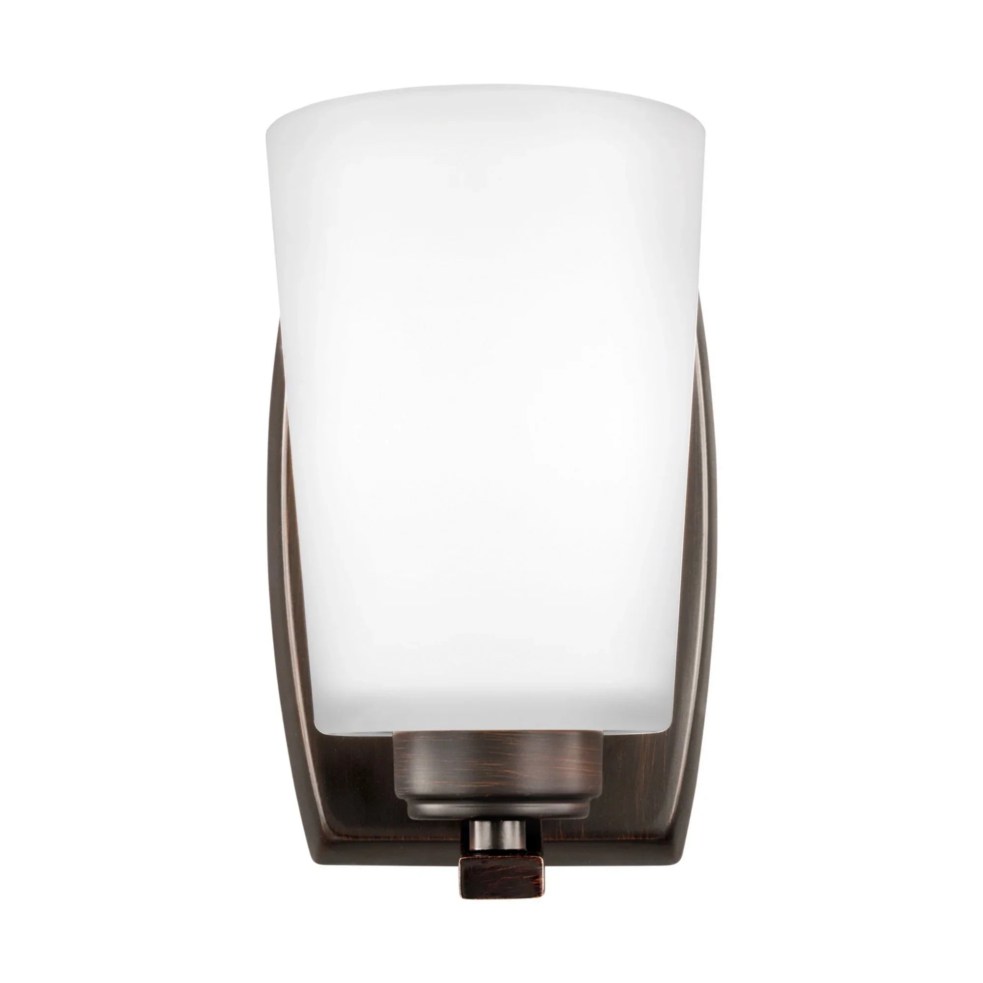 Franport 8" LED Bath Sconce, Bronze Finish - Bees Lighting