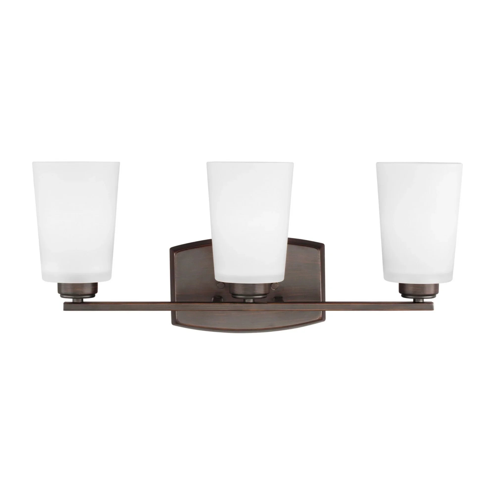 Franport 21" 3-Light Bathroom Vanity, Bronze Finish - Bees Lighting