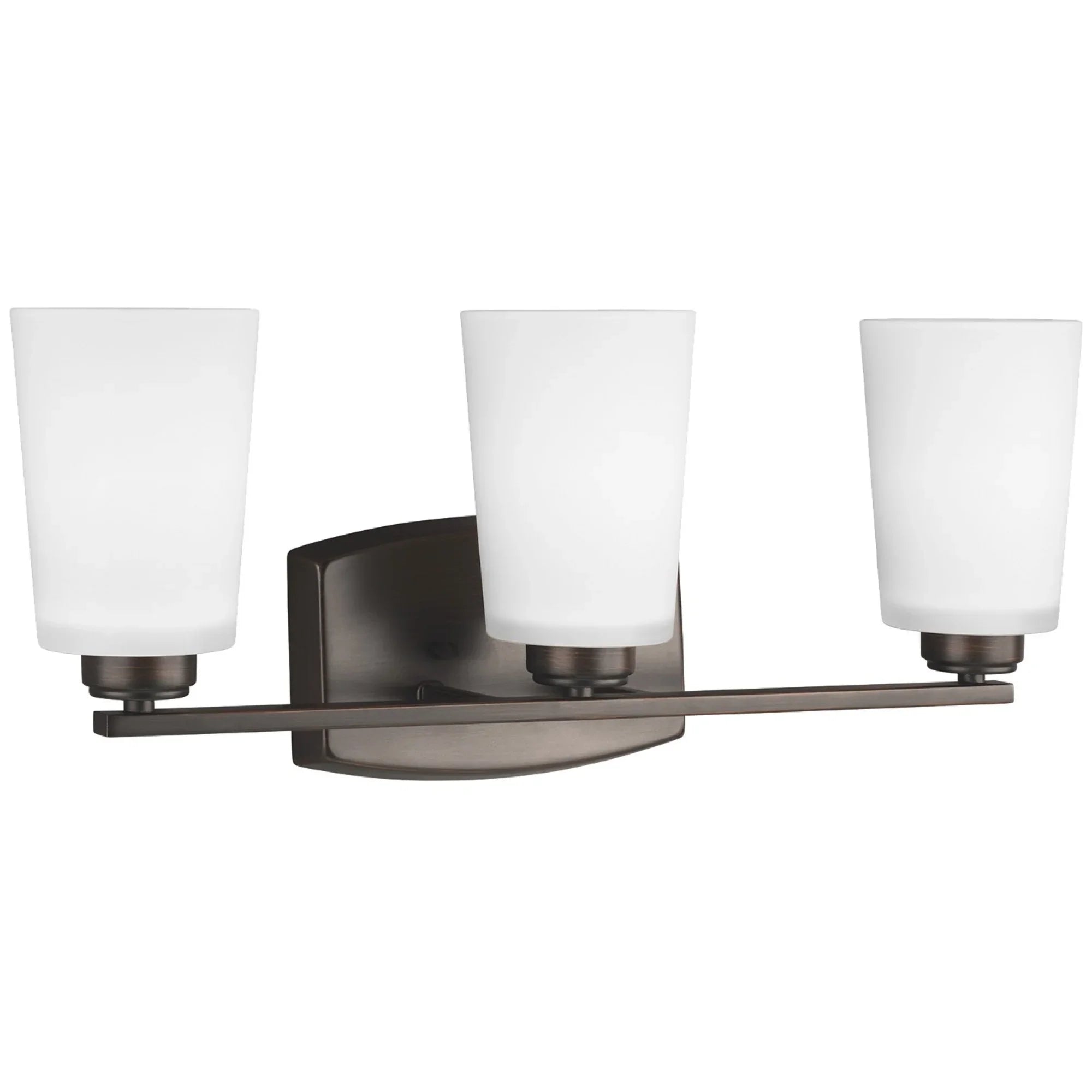 Franport 21" 3-Light Bathroom Vanity, Bronze Finish - Bees Lighting