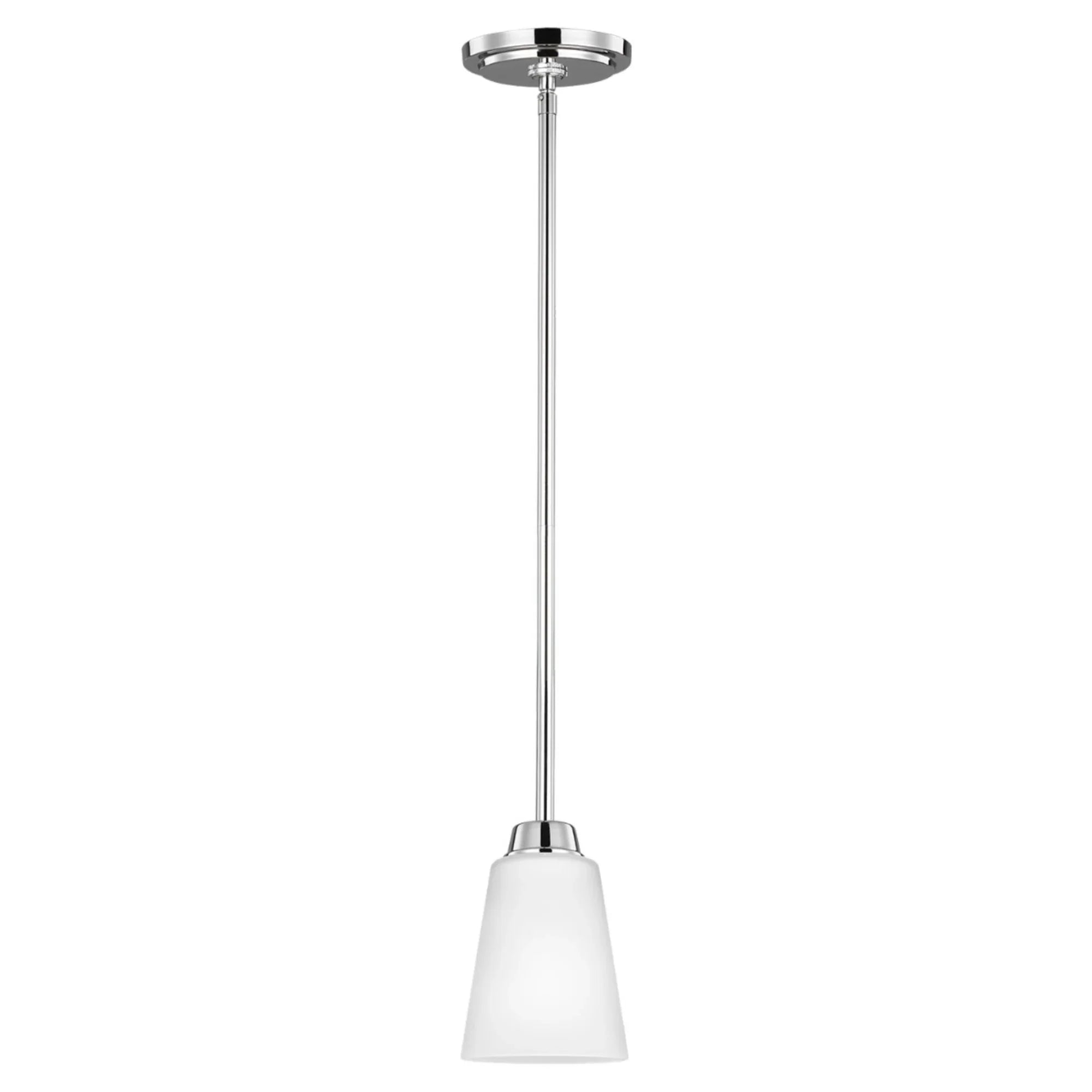 Kerrville 4" LED Mini Pendant, Chrome Finish - Bees Lighting