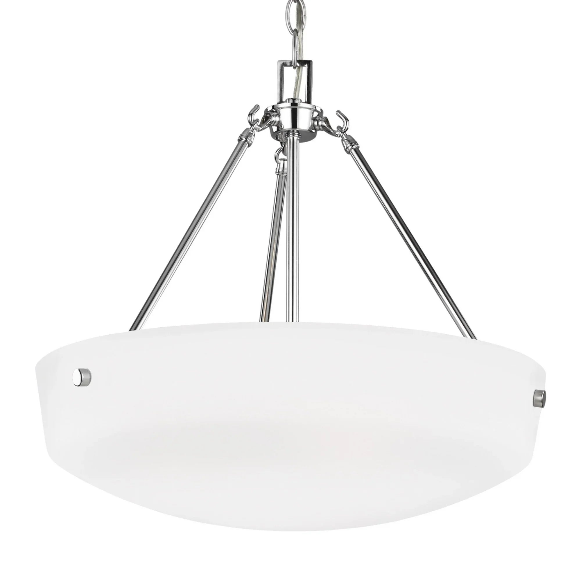 Kerrville 19" 3-Light Pendant, Chrome Finish - Bees Lighting