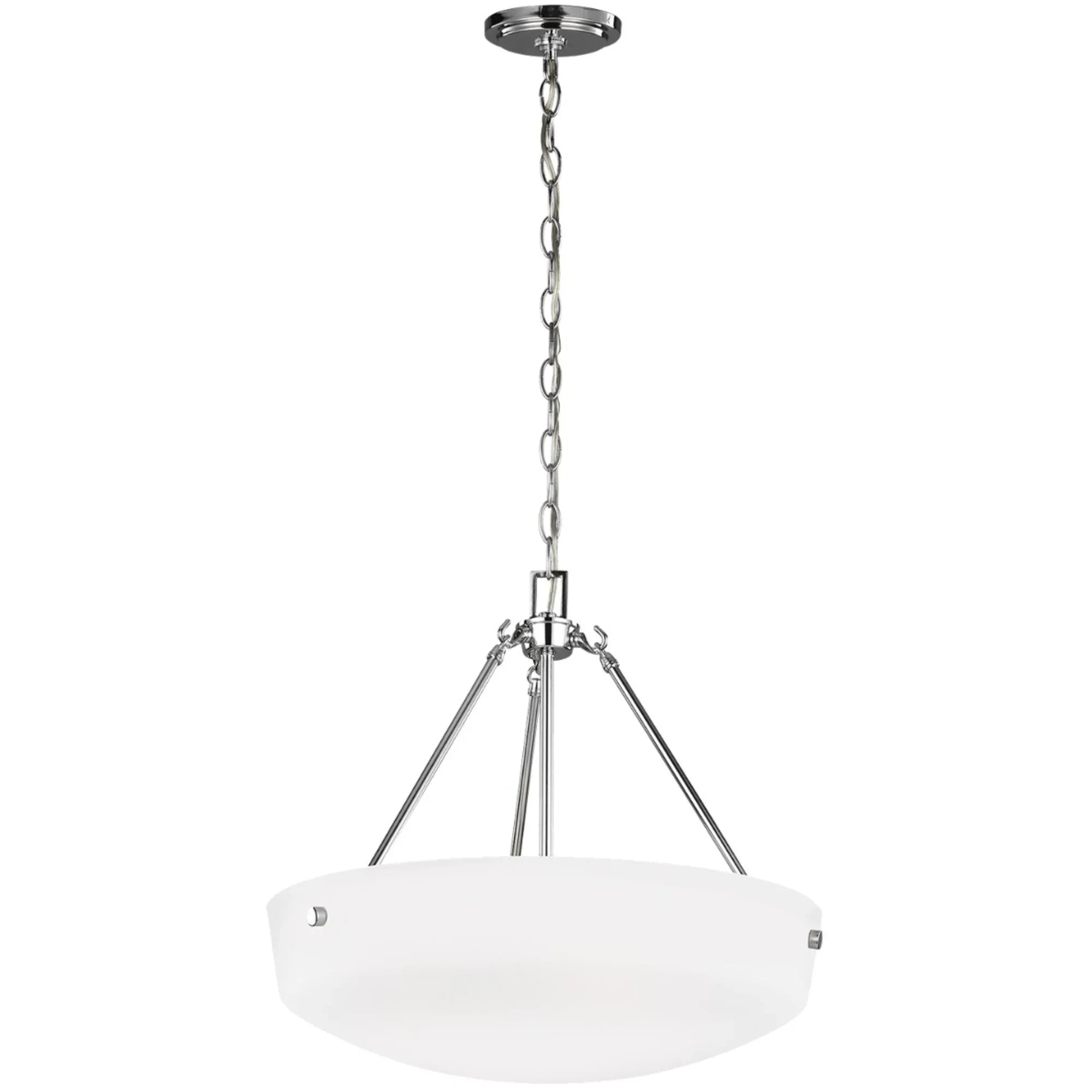 Kerrville 19" 3-Light Pendant, Chrome Finish - Bees Lighting