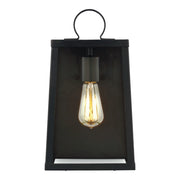 Marinus 14" Medium Wall Lantern, Black Finish - Bees Lighting