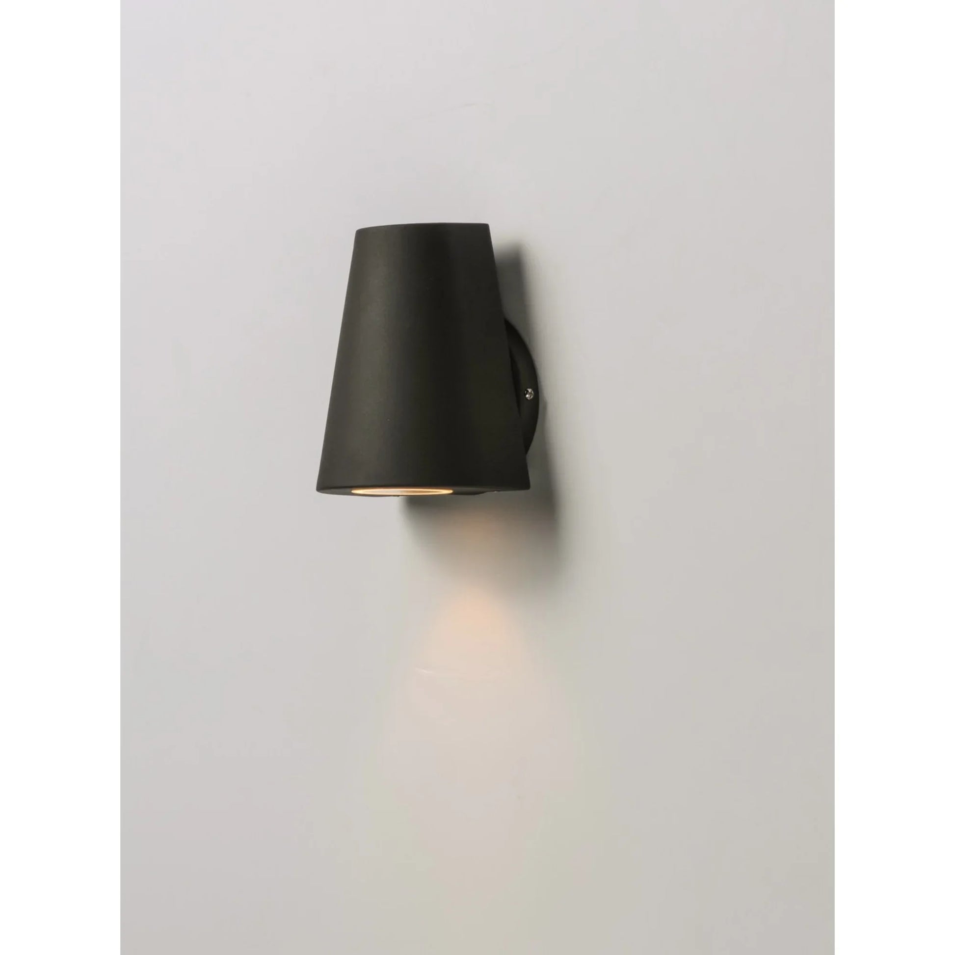 Mini 6" LED Outdoor Wall Sconce, Black Finish - Bees Lighting