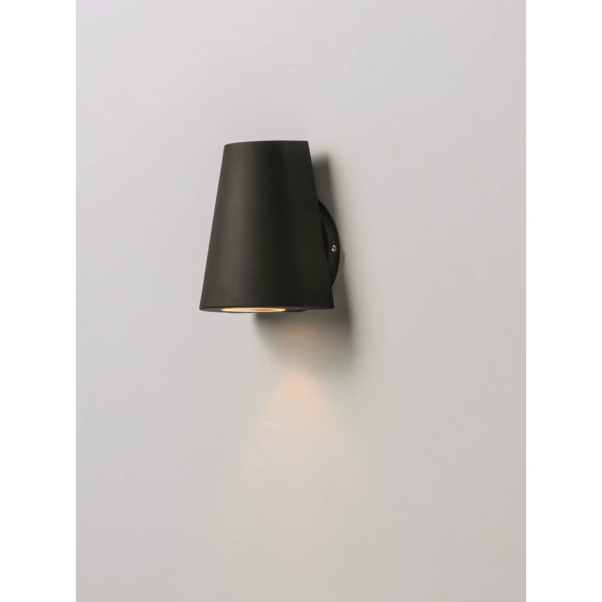 Mini 6" LED Outdoor Wall Sconce, Black Finish - Bees Lighting