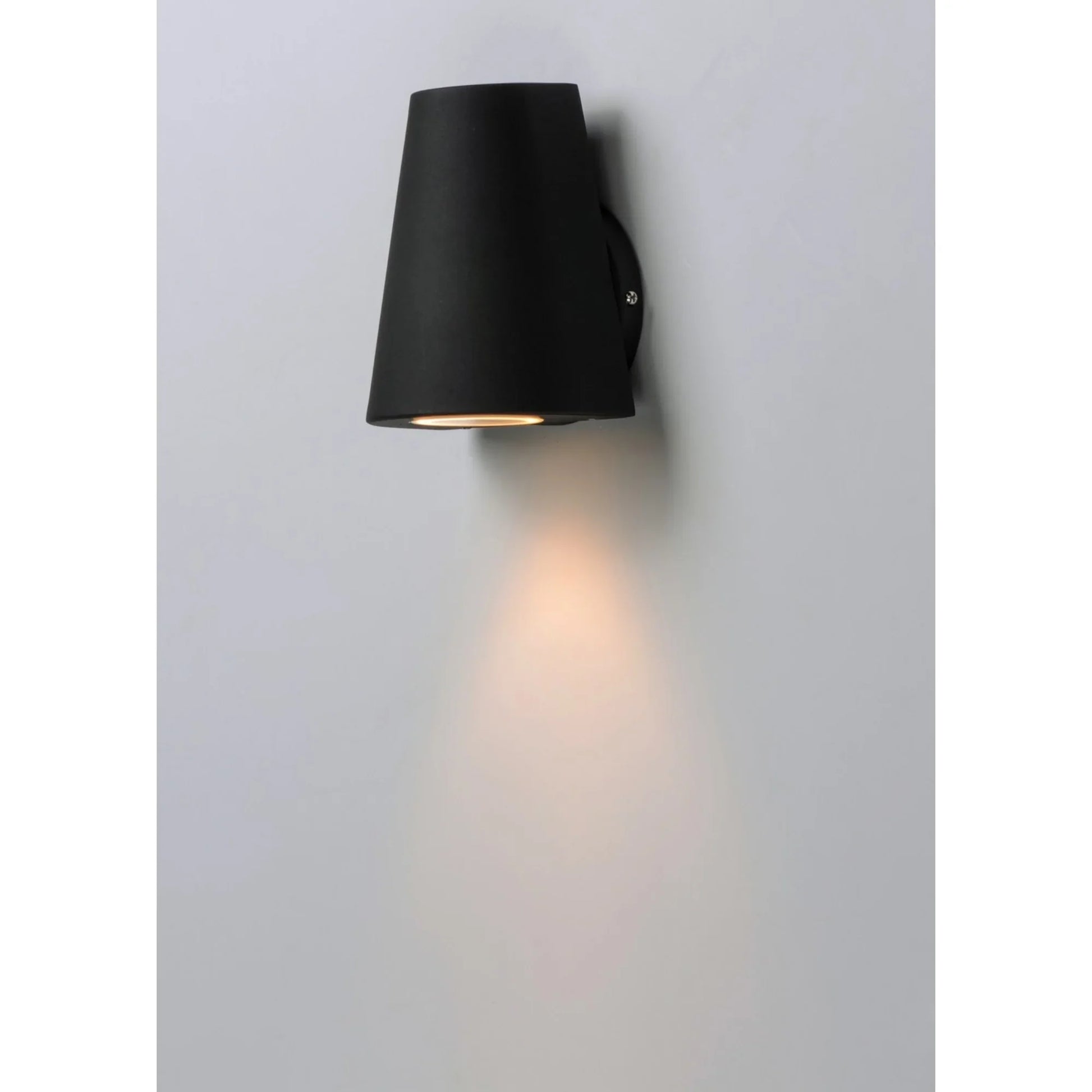 Mini 6" LED Outdoor Wall Sconce, Black Finish - Bees Lighting