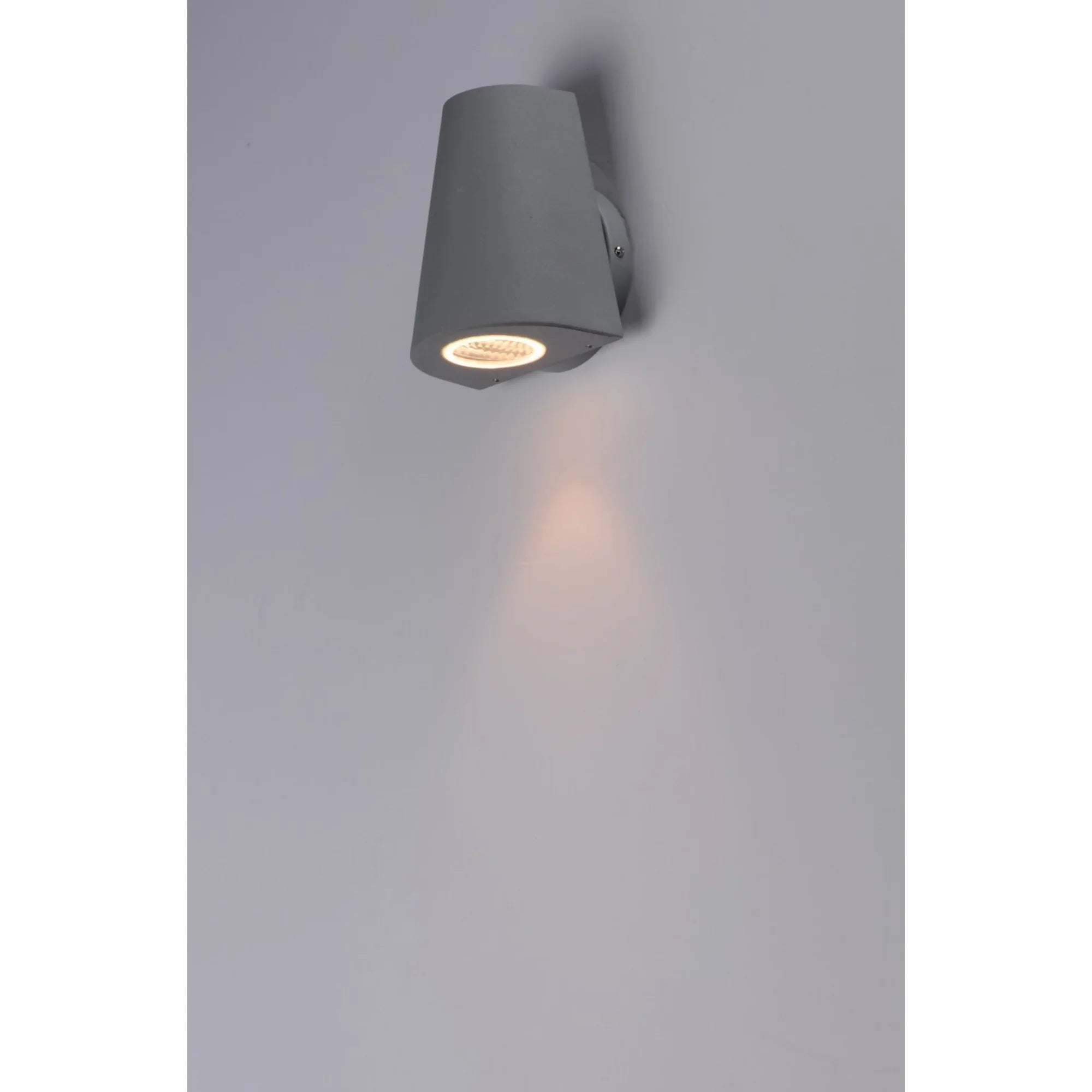 Mini 6" LED Outdoor Wall Sconce, Silver Finish - Bees Lighting