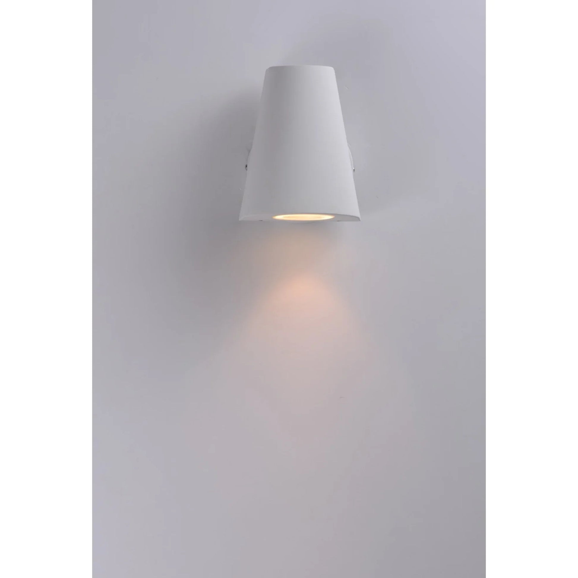 Mini 6" LED Outdoor Wall Sconce, White Finish - Bees Lighting