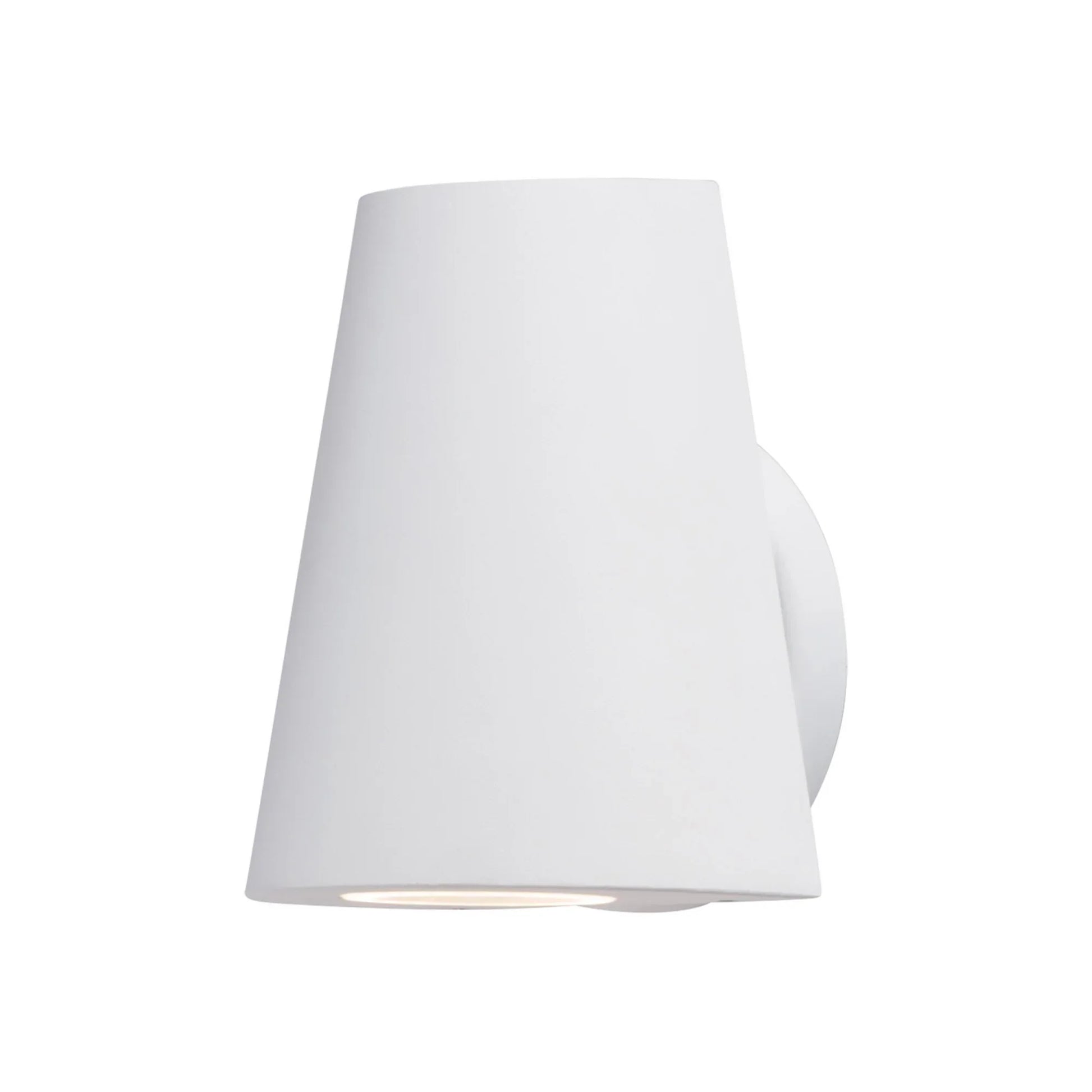 Mini 6" LED Outdoor Wall Sconce, White Finish - Bees Lighting