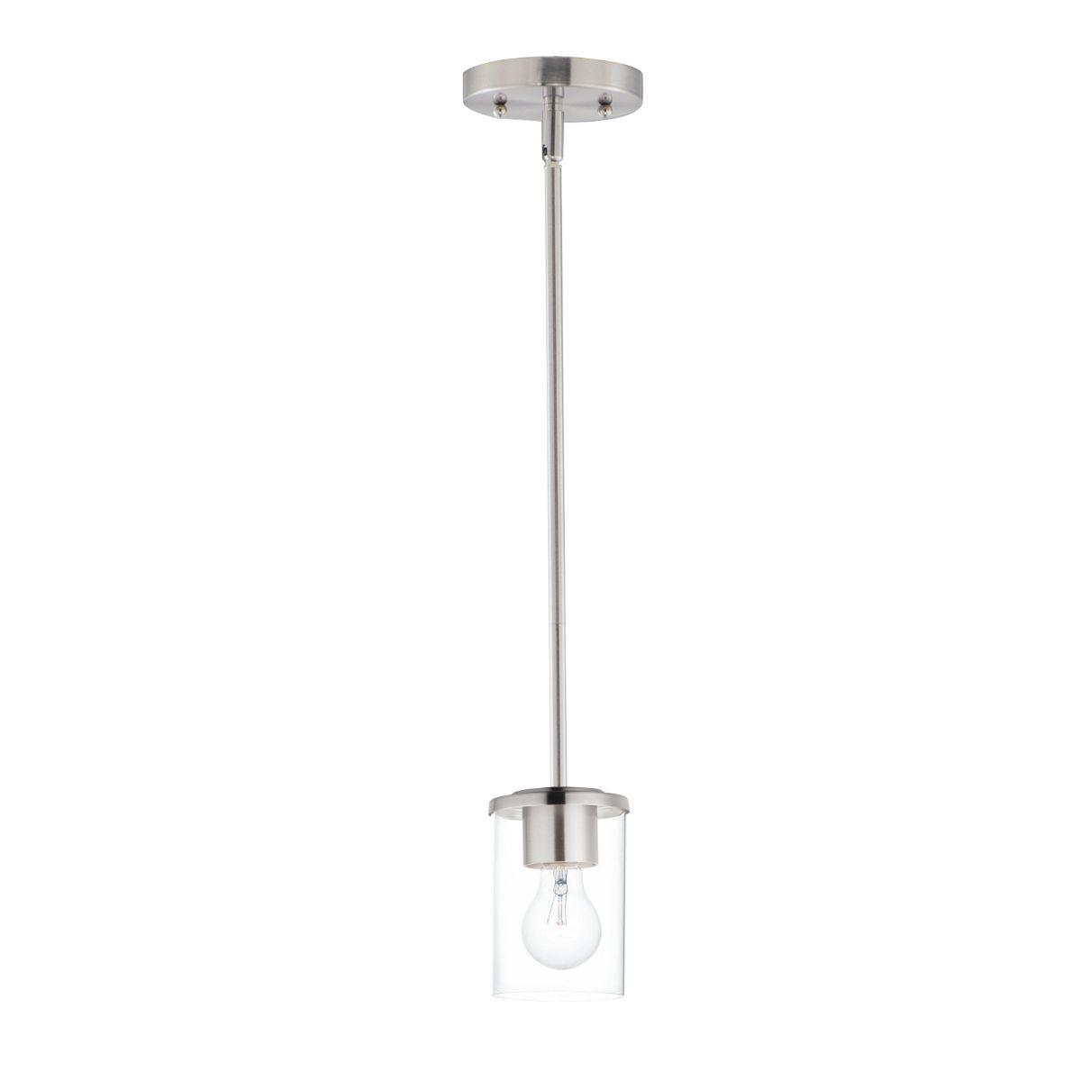 Corona 5 in. Mini Pendant Light with Clear Glass - Bees Lighting