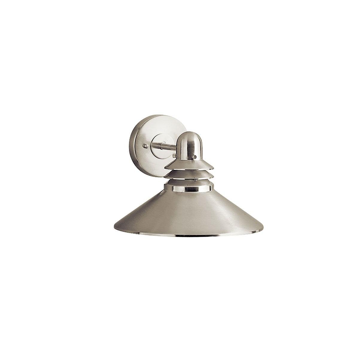 Grenoble 11 in. Outdoor Barn Lights Brushed Nickel Finish - Bees Lighting