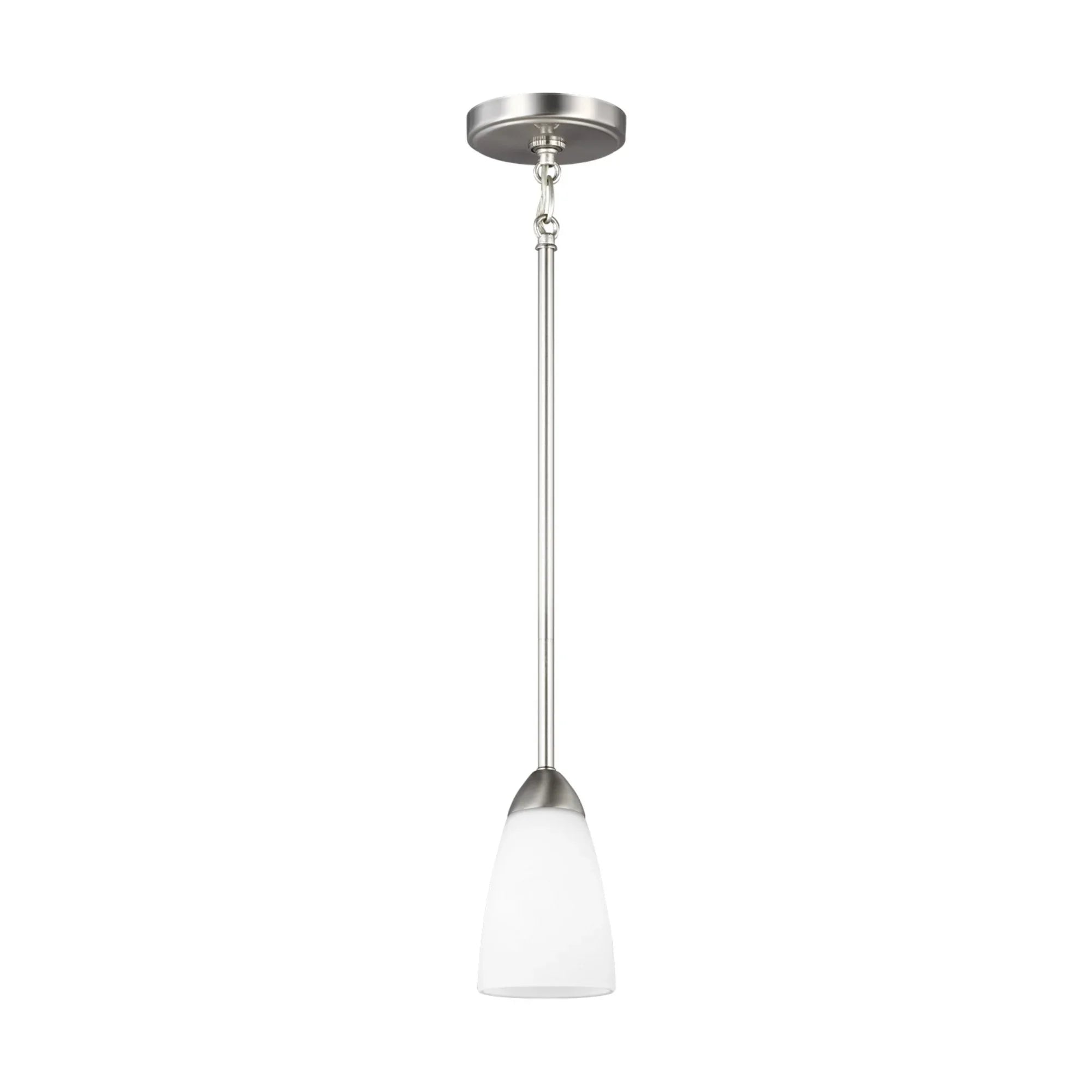 Seville 4" Mini Pendant, Brushed Nickel Finish - Bees Lighting