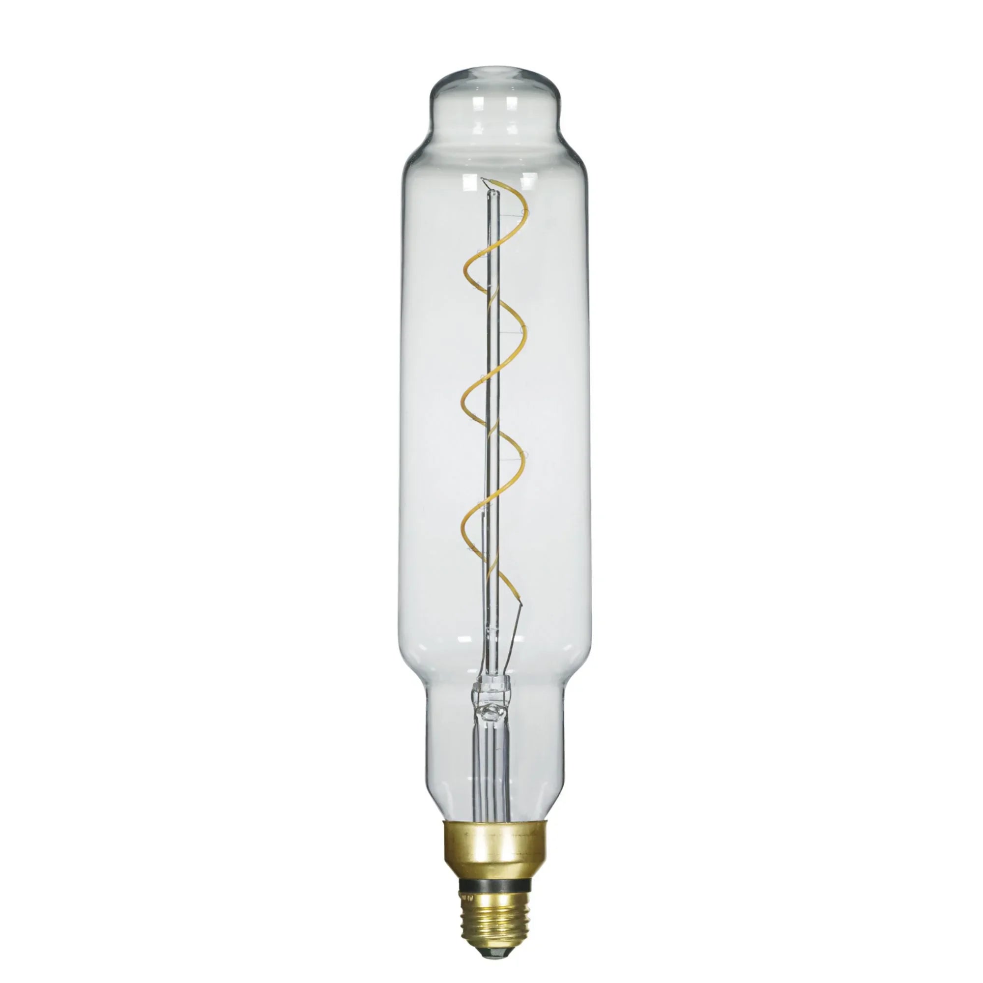 T24 Spiral Vintage LED Bulb, 4 Watts, 200 Lumens, 2100K, E26 Medium Base, Clear Finish - Bees Lighting