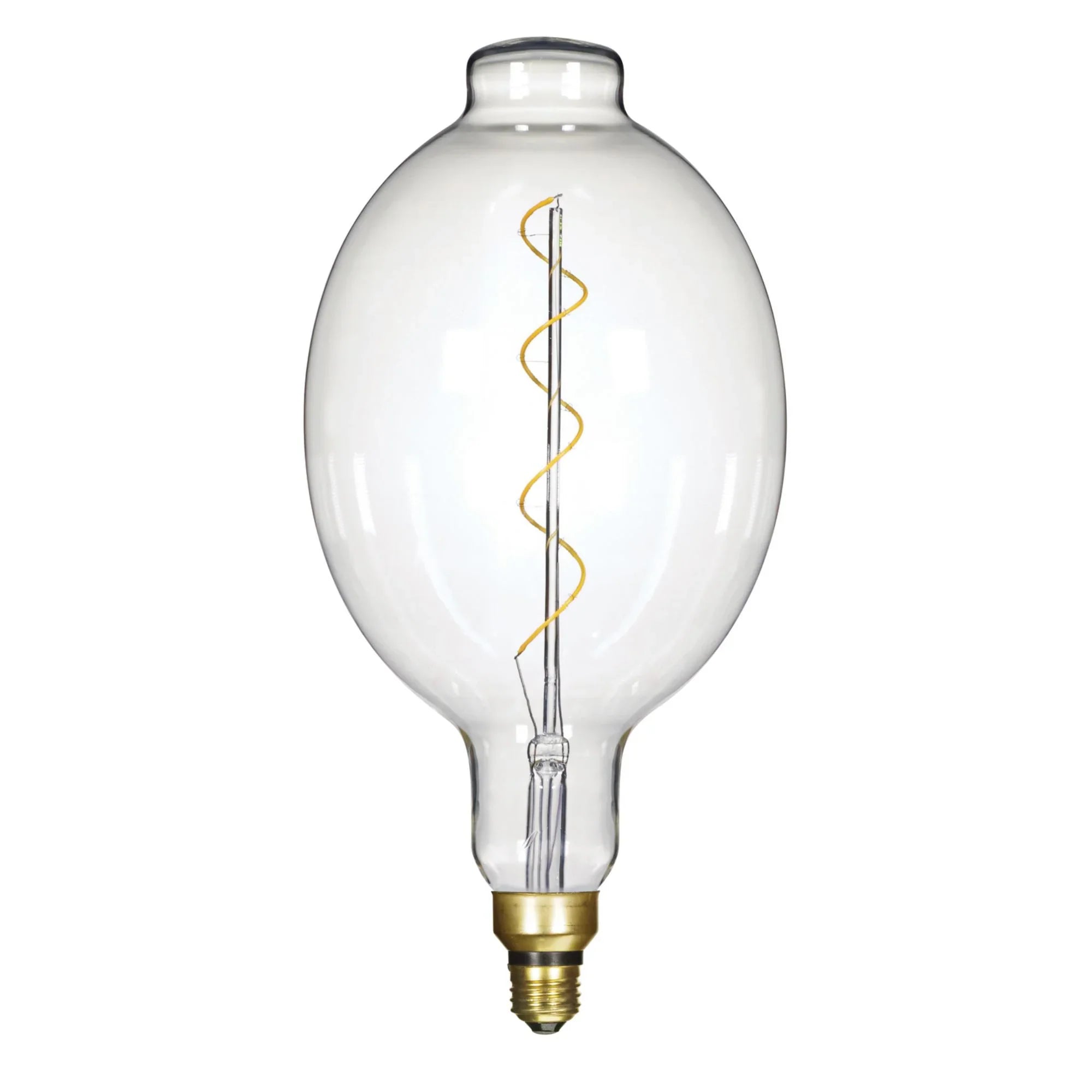 BT56 LED Vintage Style Spiral Bulb, 4 Watts, 200 Lumens, 2100K, E26 Base, Clear Finish - Bees Lighting