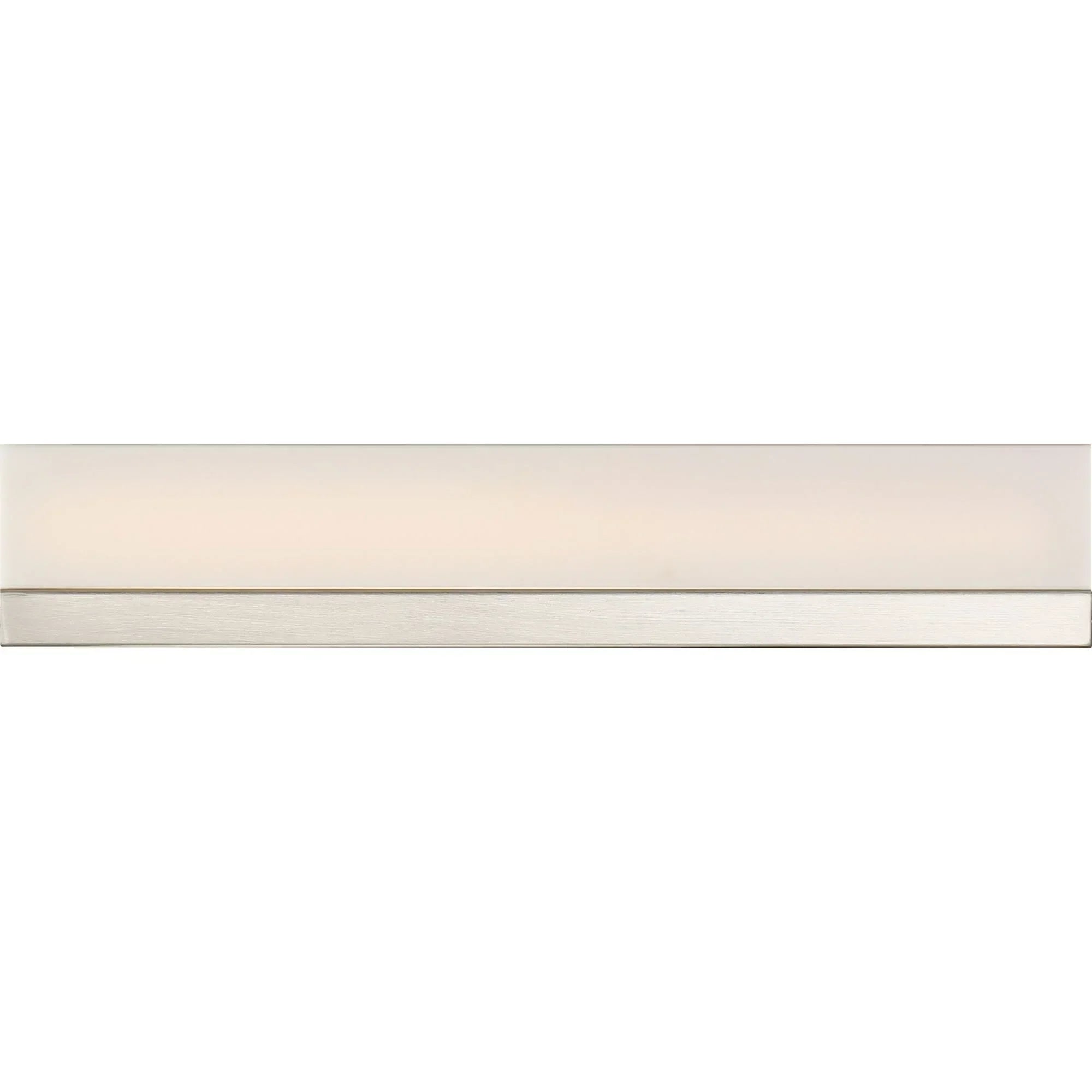 Jackson LED Vanity Light Nickel Finish, White Acrylic - Bees Lighting